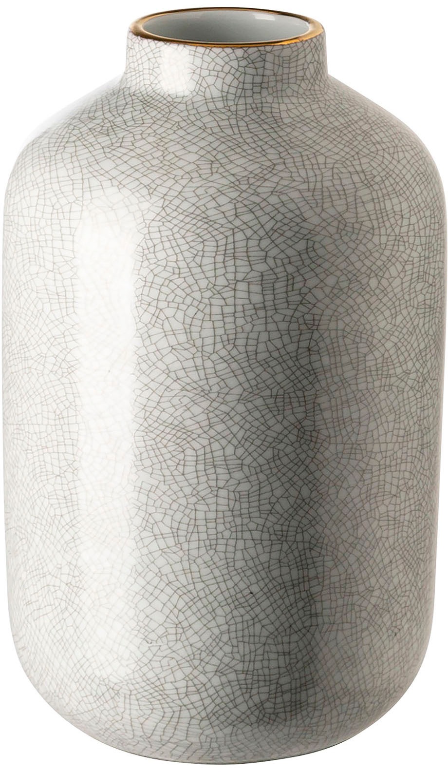 Fink Tischvase »ROY« Handarbeit, mit handbemaltem goldfarbenen Rand