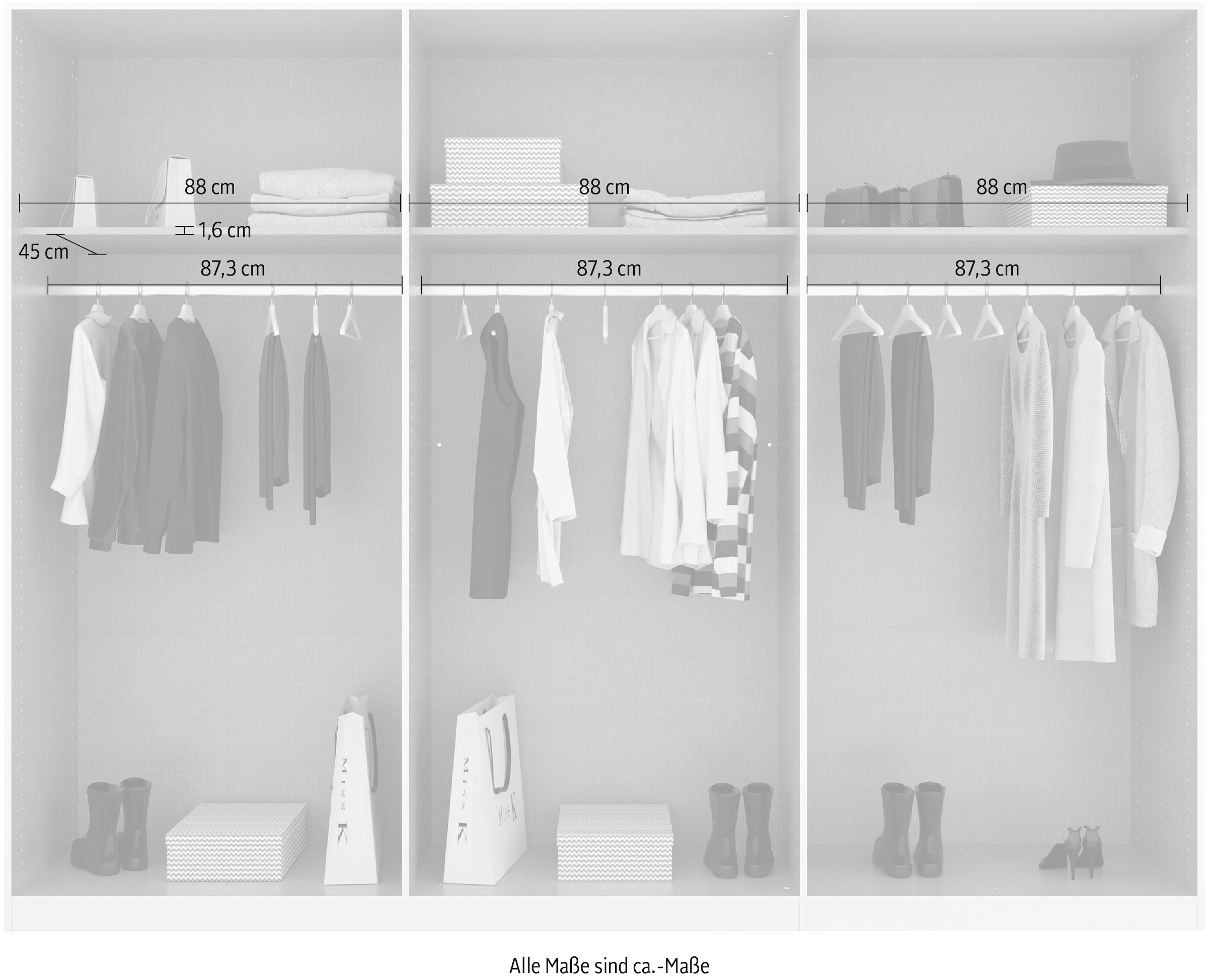 rauch Drehtürenschrank »Modern by Quadra Spin«