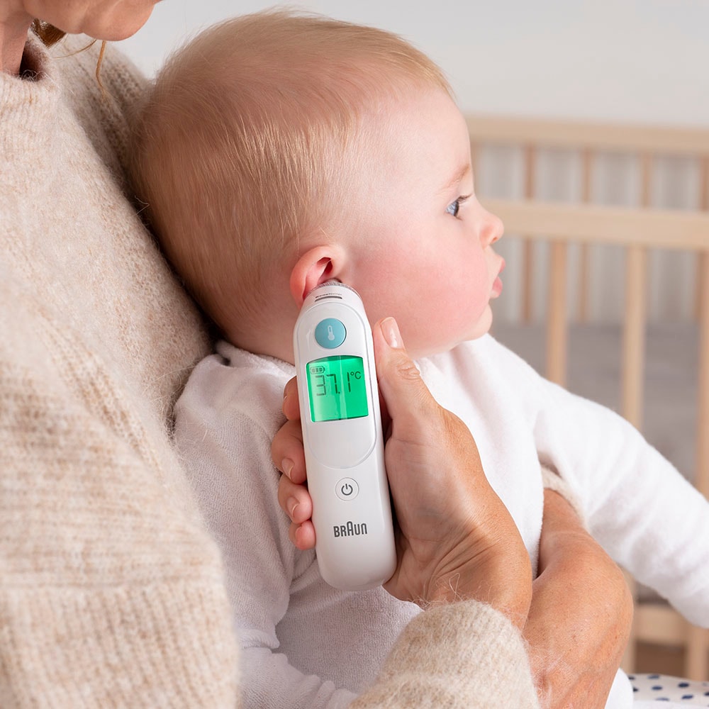 Braun Ohr-Fieberthermometer »ThermoScan® 6 Ohrthermometer im 21 IRT6515«, OTTO Shop Einweg Schutzkappen Online Inklusive