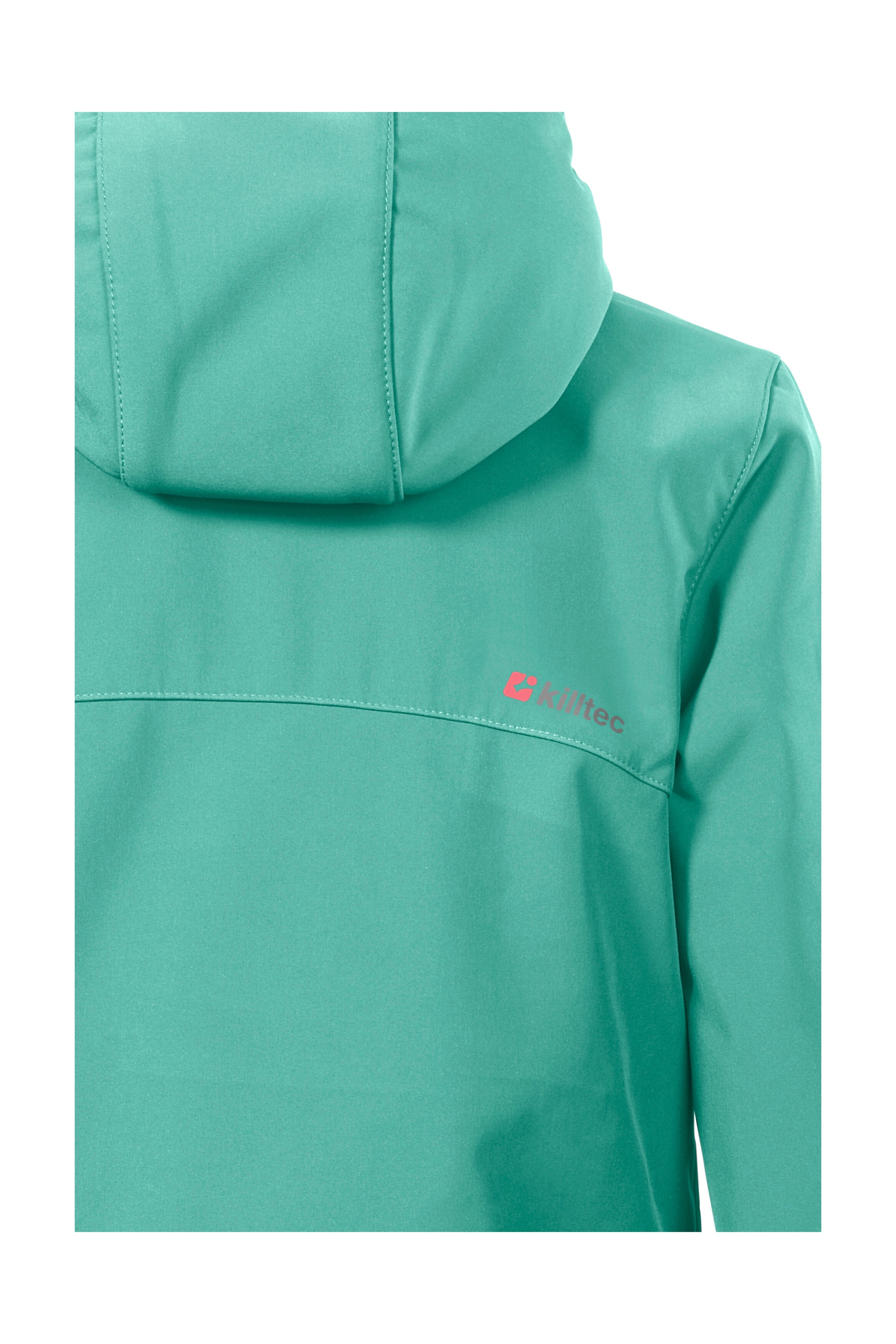 Killtec Softshelljacke »Girls Softshelljacke« Wasserabweisend, verstellbare Kapuze u Ärmel, Fleece-Innenfutter