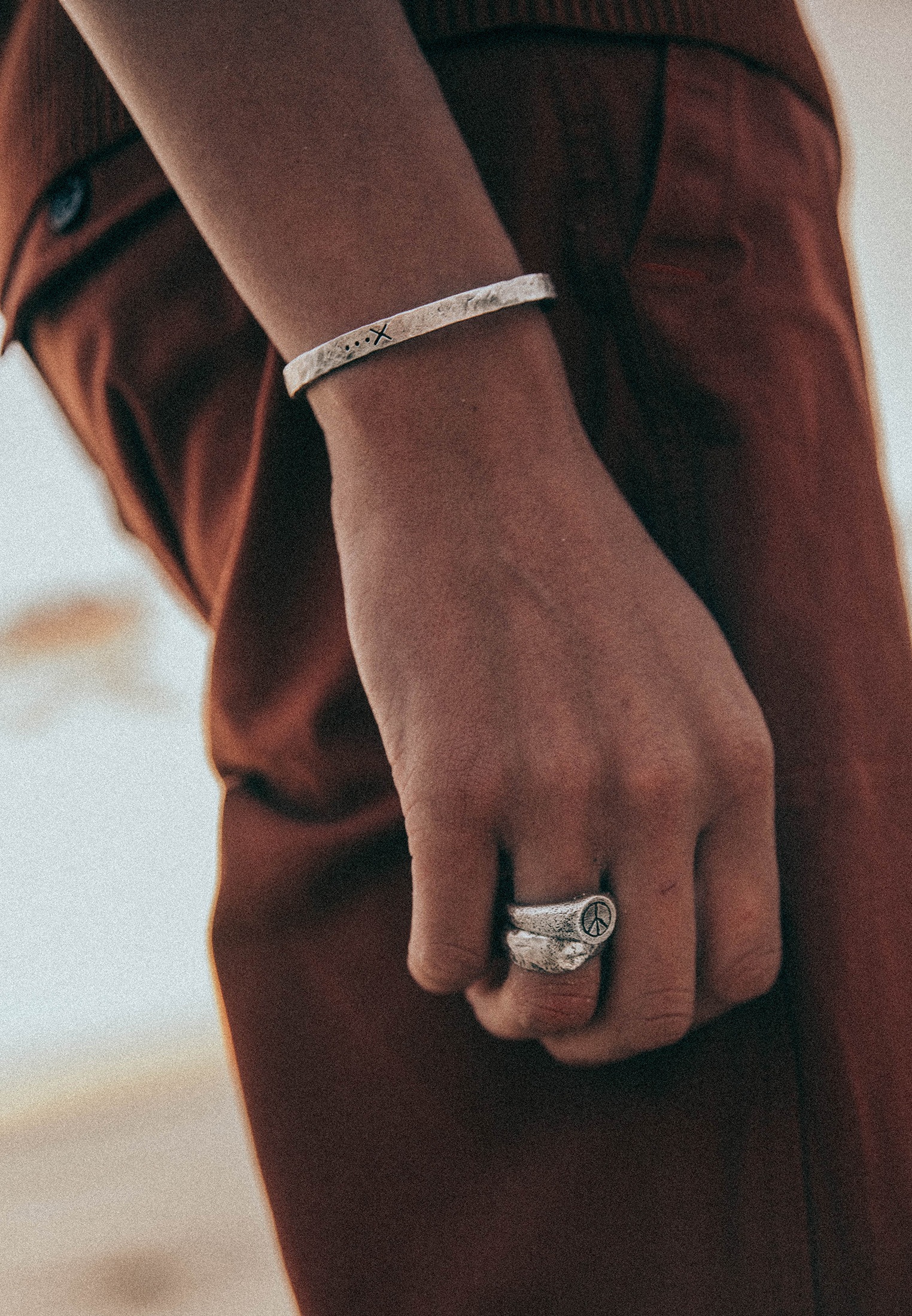 HAZE & GLORY Fingerring »Ring Bandring - Secret Spot 925 Silber«