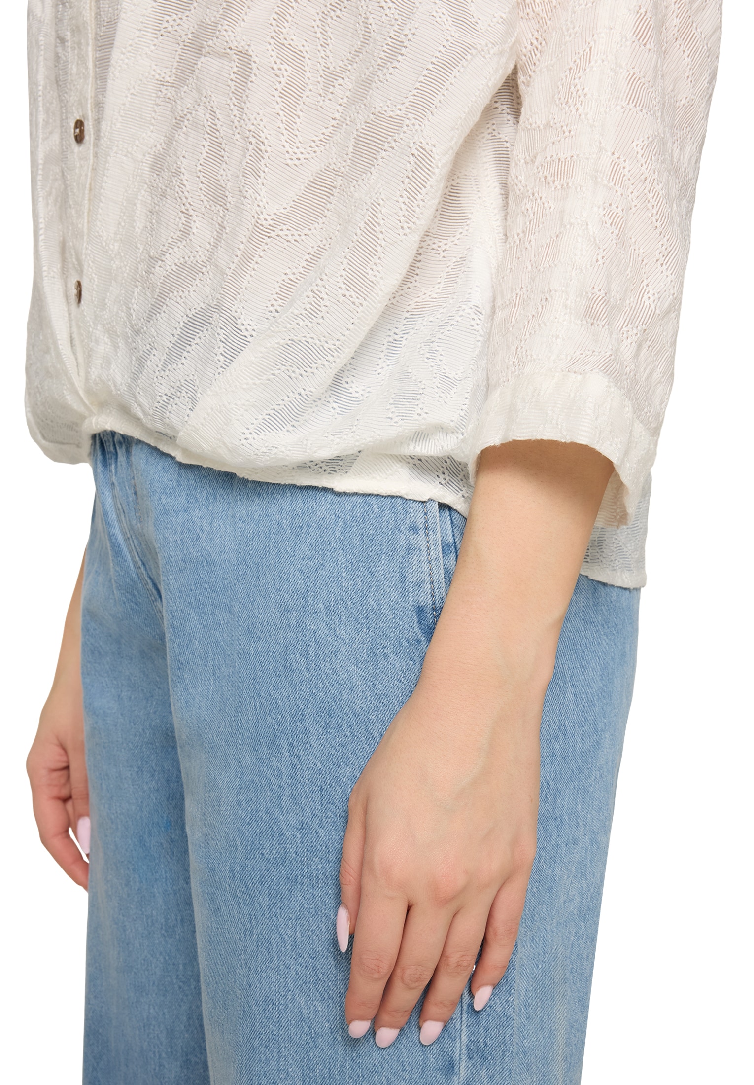 Cartoon Klassische Bluse »Oversize-Bluse mit Kragen«