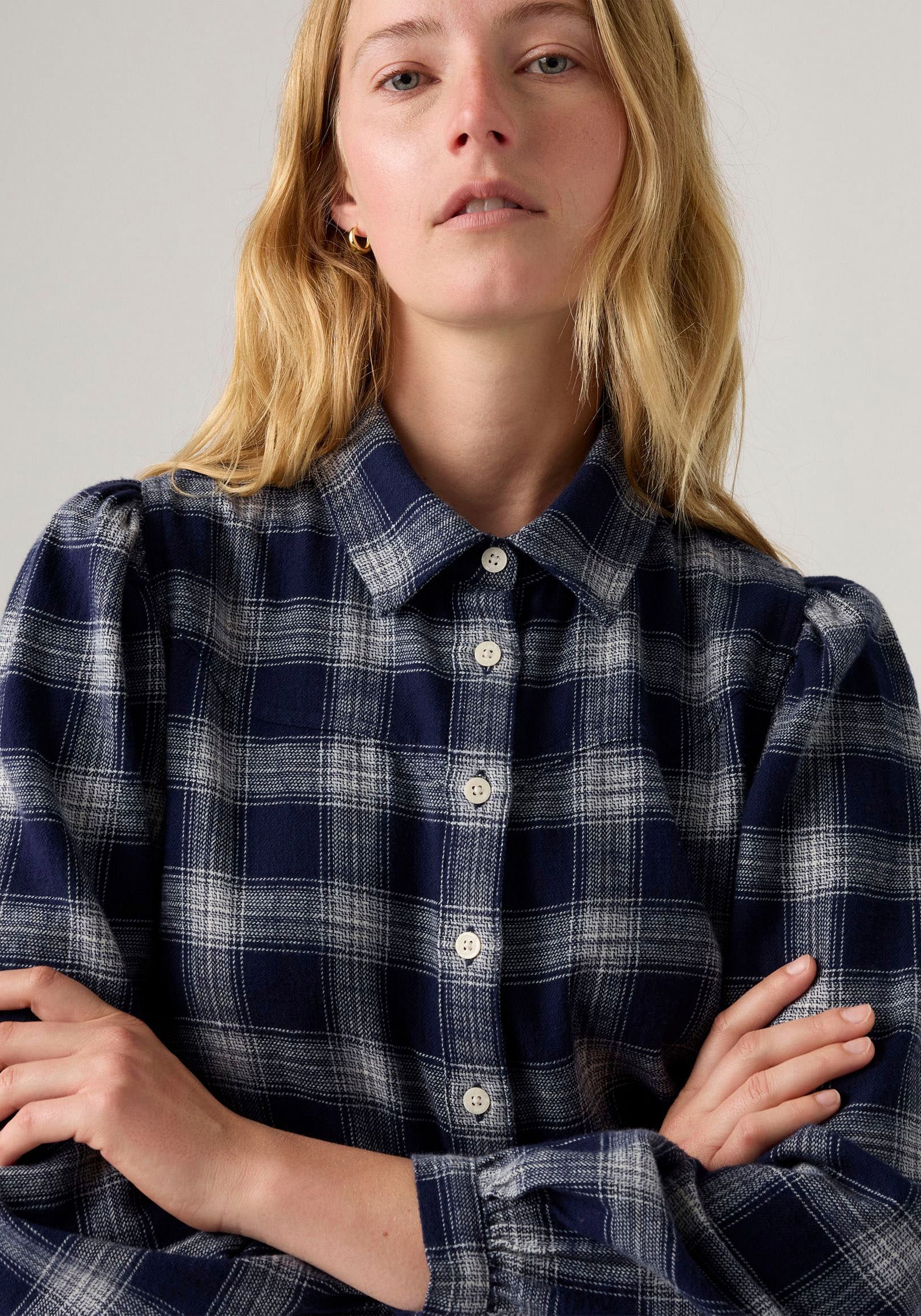 Levi's® Langarmbluse, Mit Puffärmel