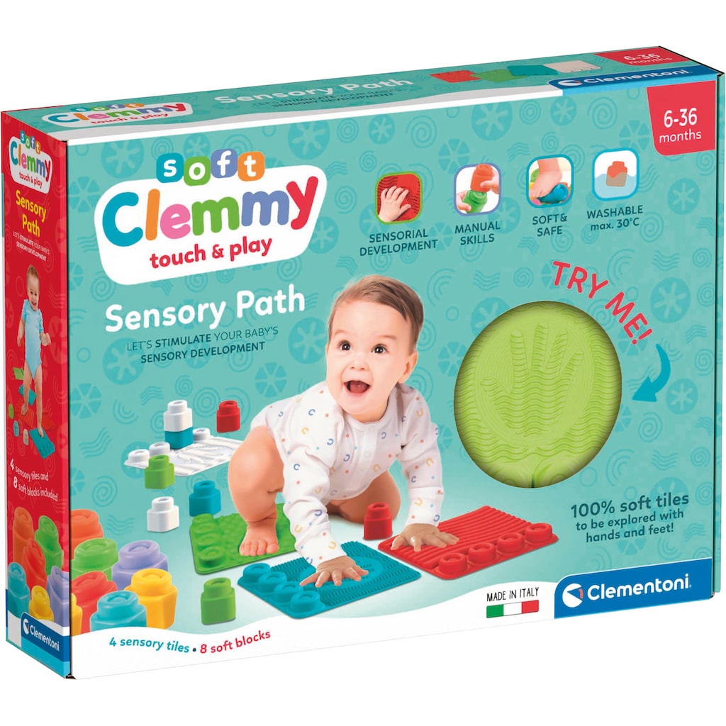 Clementoni® Spielbausteine »Clemmy Soft, Sensorische Spielmatten«