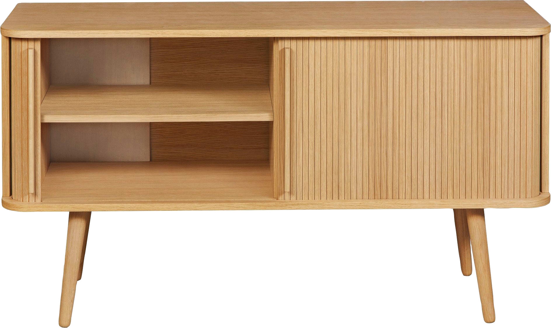 Woodman Sideboard »Rove«, Kommode besonderes Design, Breite 138 cm, mit Eichenholzfurnier, FSC®
