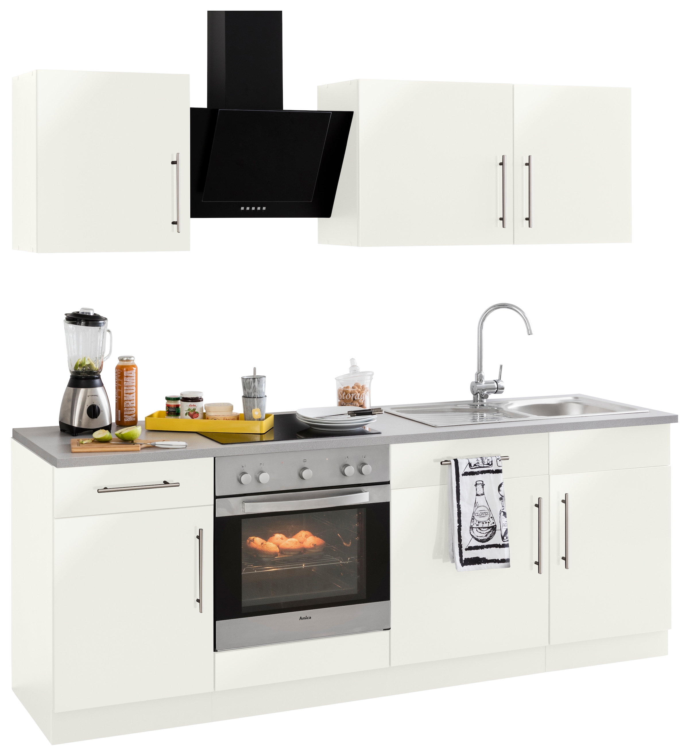 wiho Küchen Küchenzeile »Cali«, ohne E-Geräte, Breite 220 cm bestellen im  OTTO Online Shop