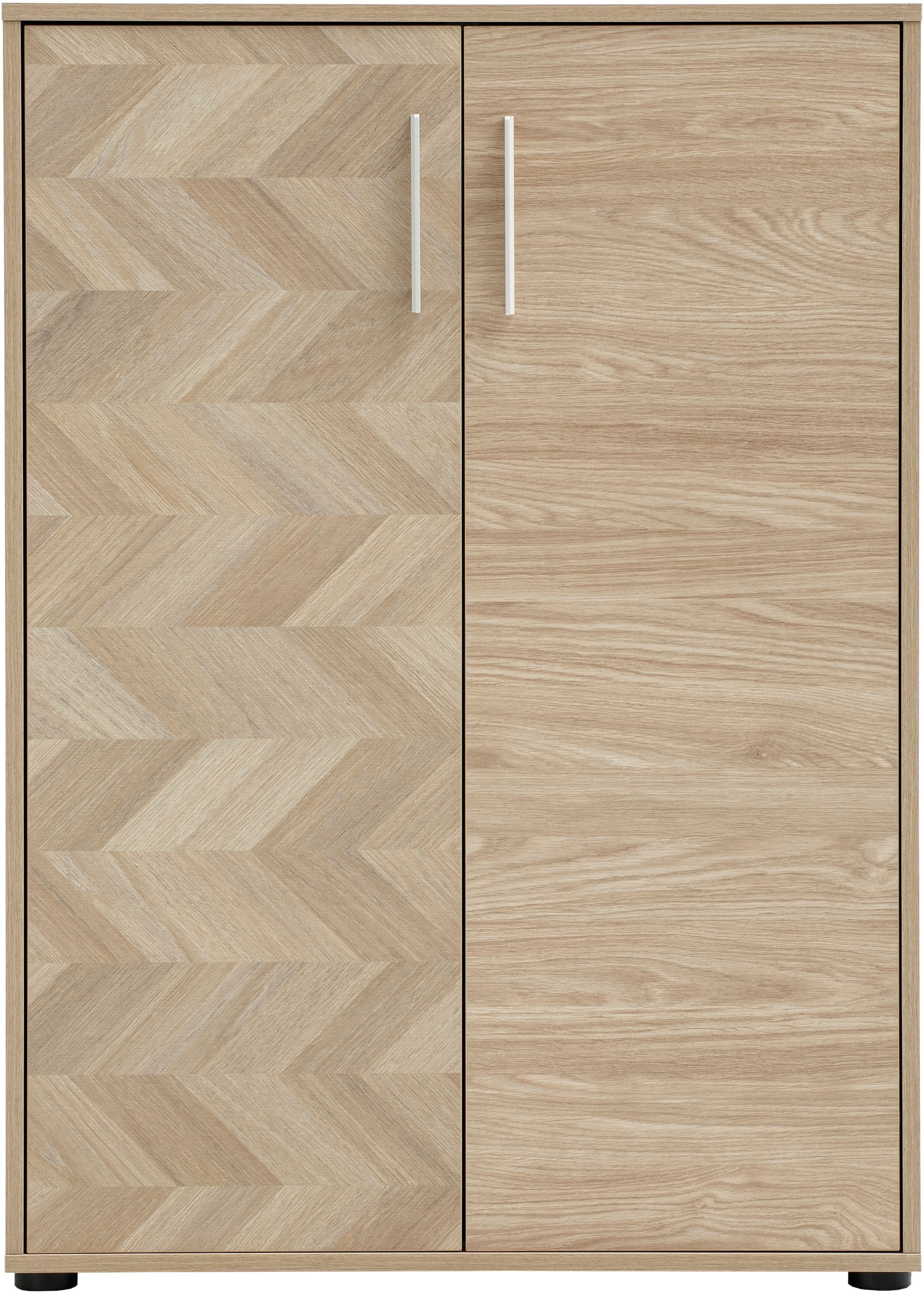 Schildmeyer Aktenschrank »AREZZO, Höhe 150 cm, 2 Türen, Fischgräten Dekor, MADE IN GERMANY« 1 Stk. tlg. Linke Tür in Fischgräten Dekor, MADE IN GERMANY