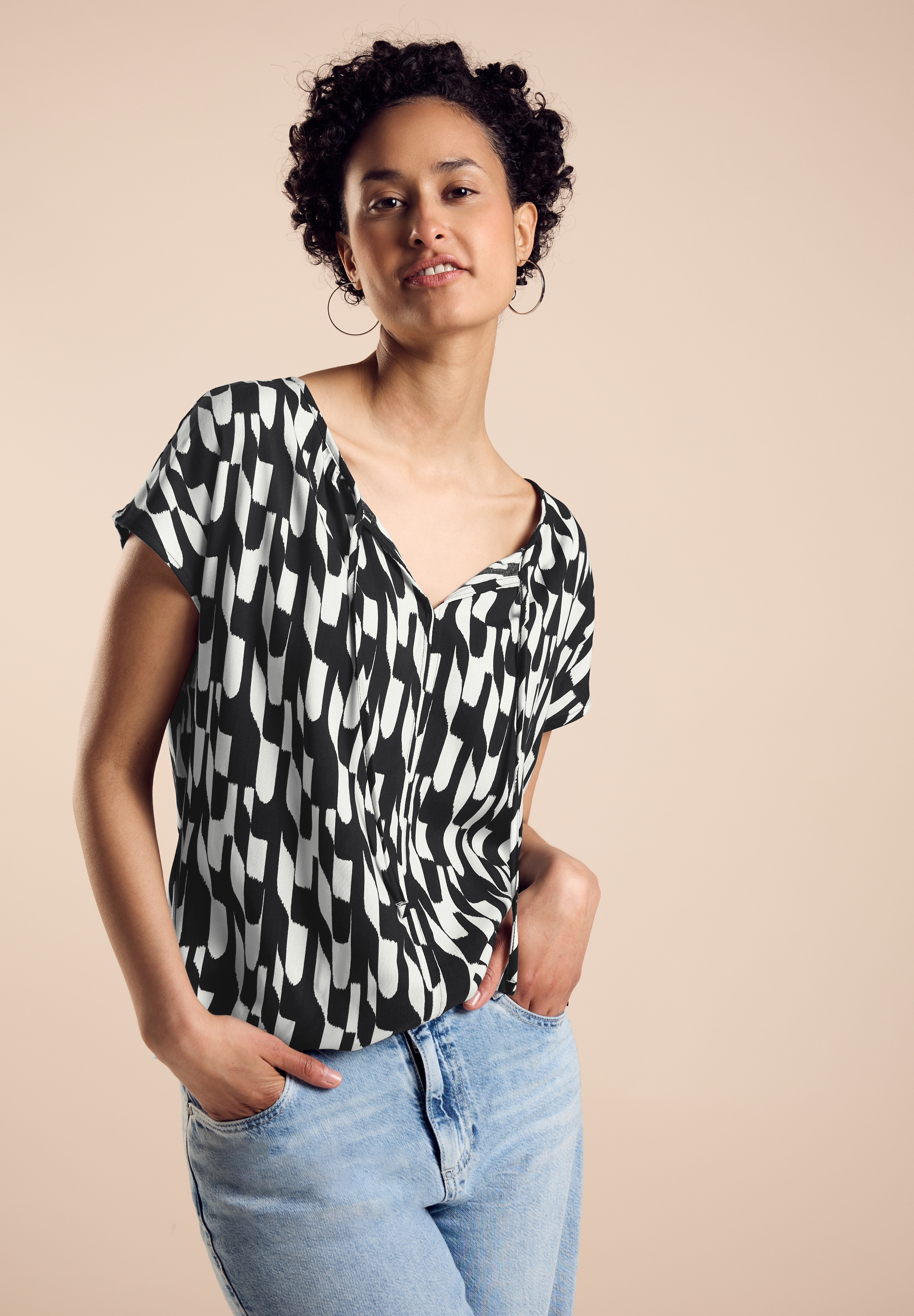 STREET ONE Shirttop, mit Allover-Print