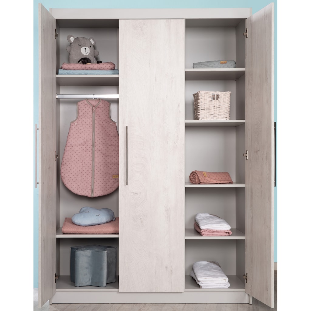 roba® Kleiderschrank »Maren 2, 3-türig, Kinderkleiderschrank«