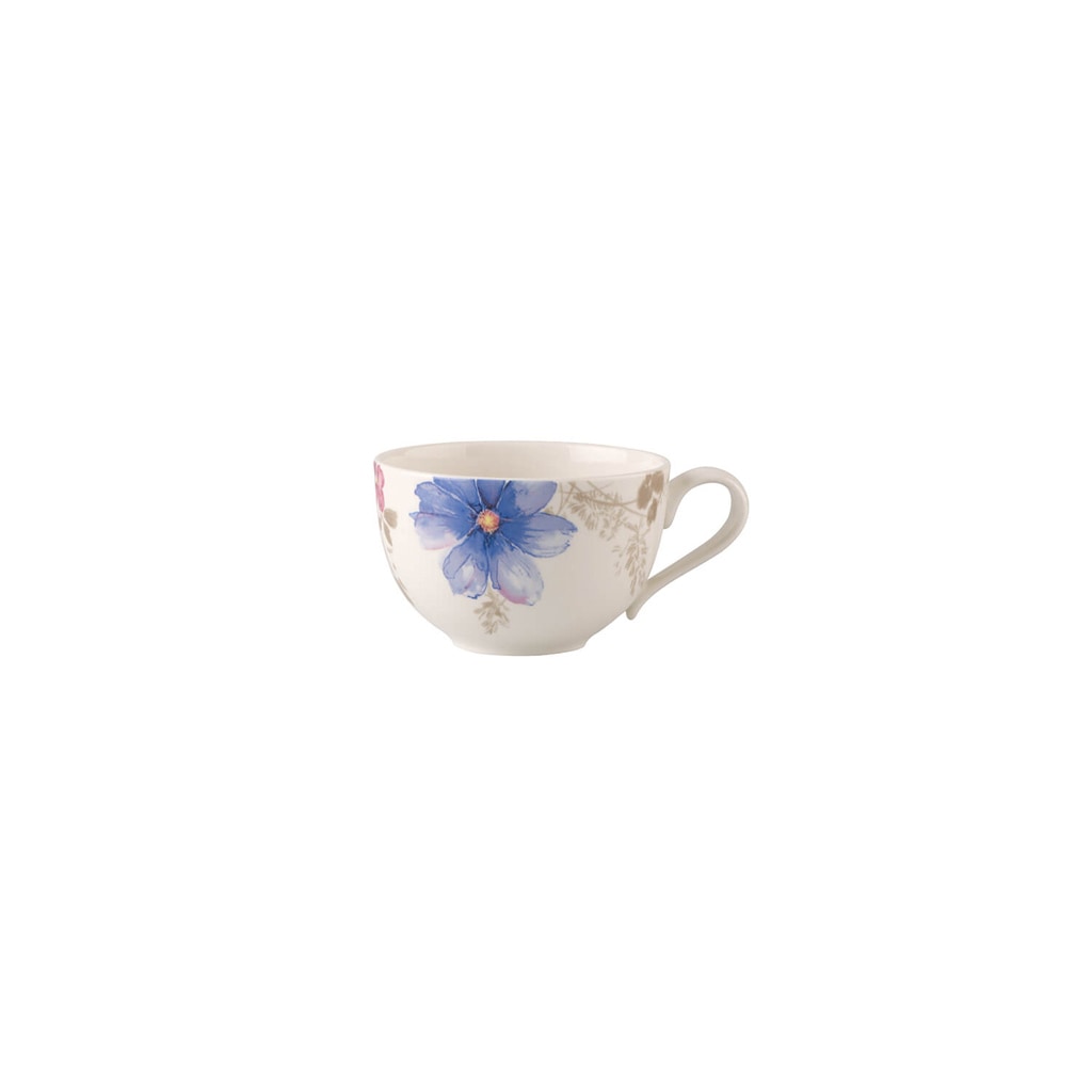 Villeroy & Boch Tasse »Espressotassen mit Untertassen Mariefleur Gris Basic 50 ml 6er Set bunt«