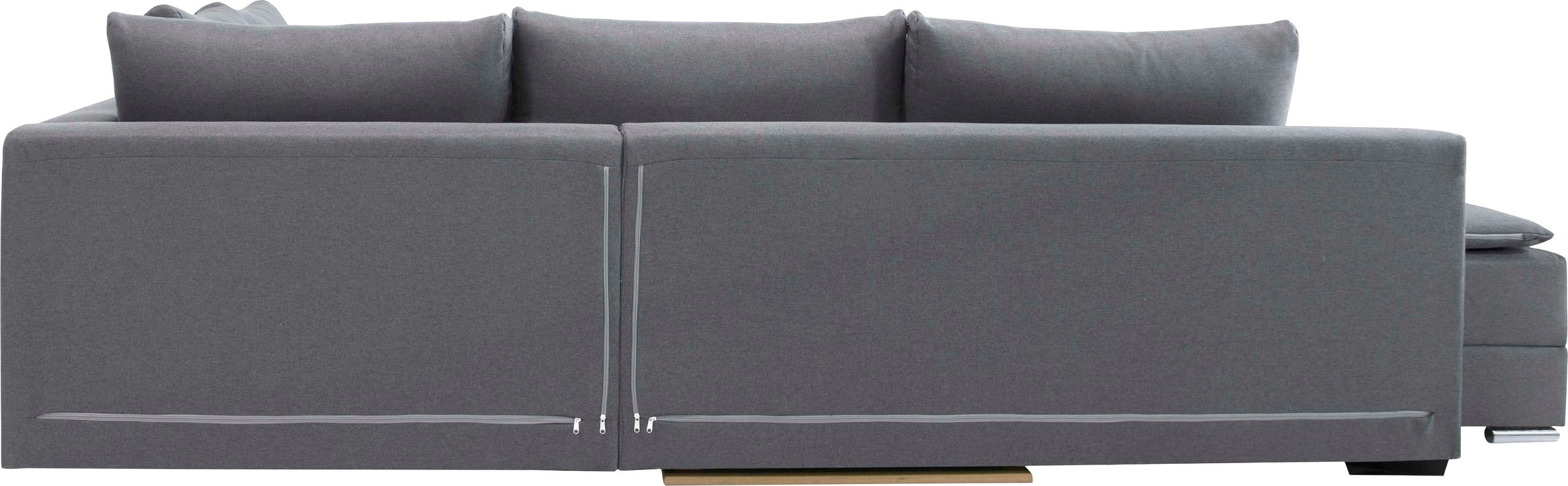INOSIGN Ecksofa »Göteborg«, mit Boxspring-Bettfunktion und Bettkasten, Dauerschlaffunktion, Topper