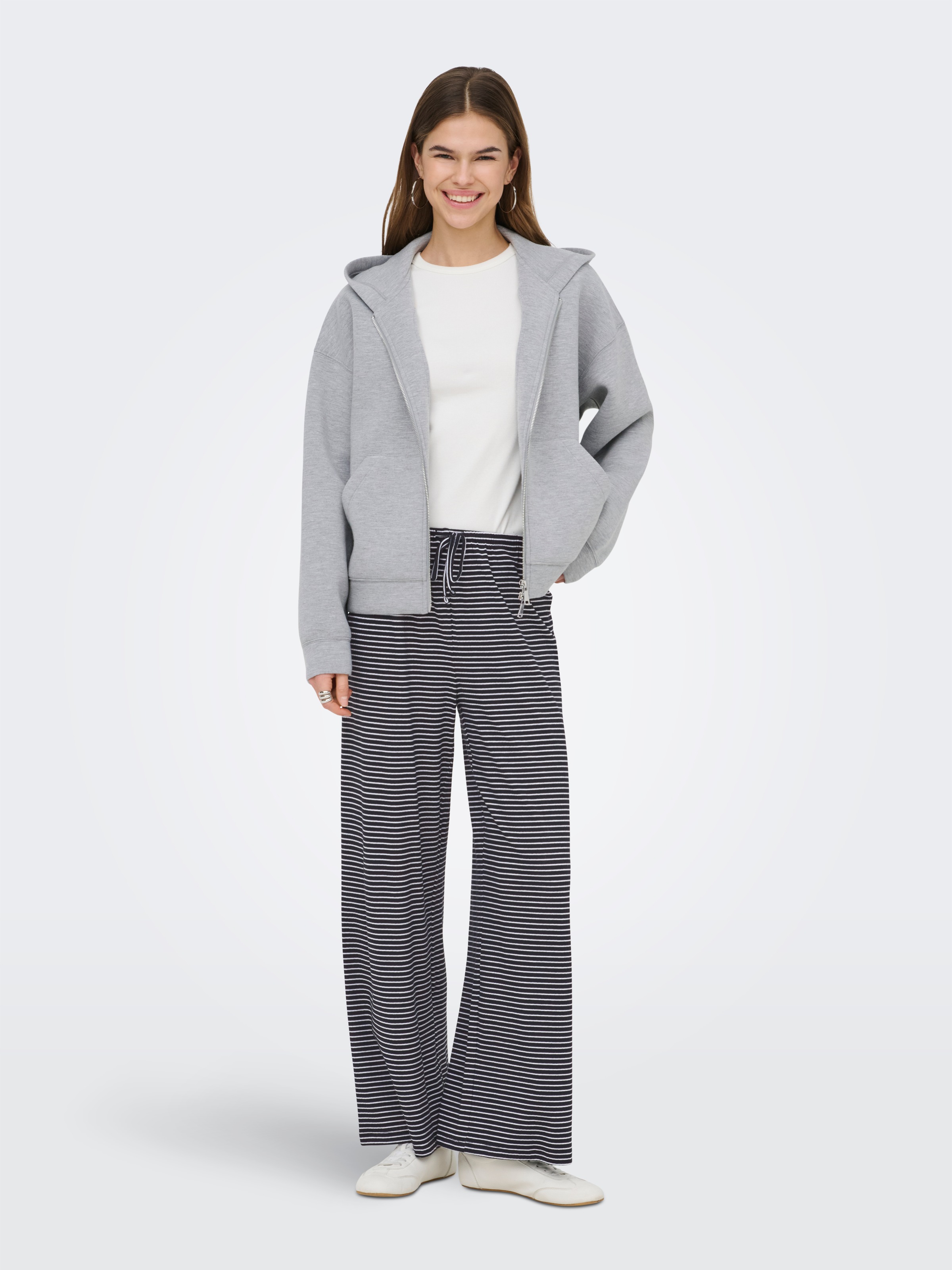 ONLY Schlupfhose »ONLSAGA LOOSE PANT JRS NOOS«  Baumwollmischung, loose fit