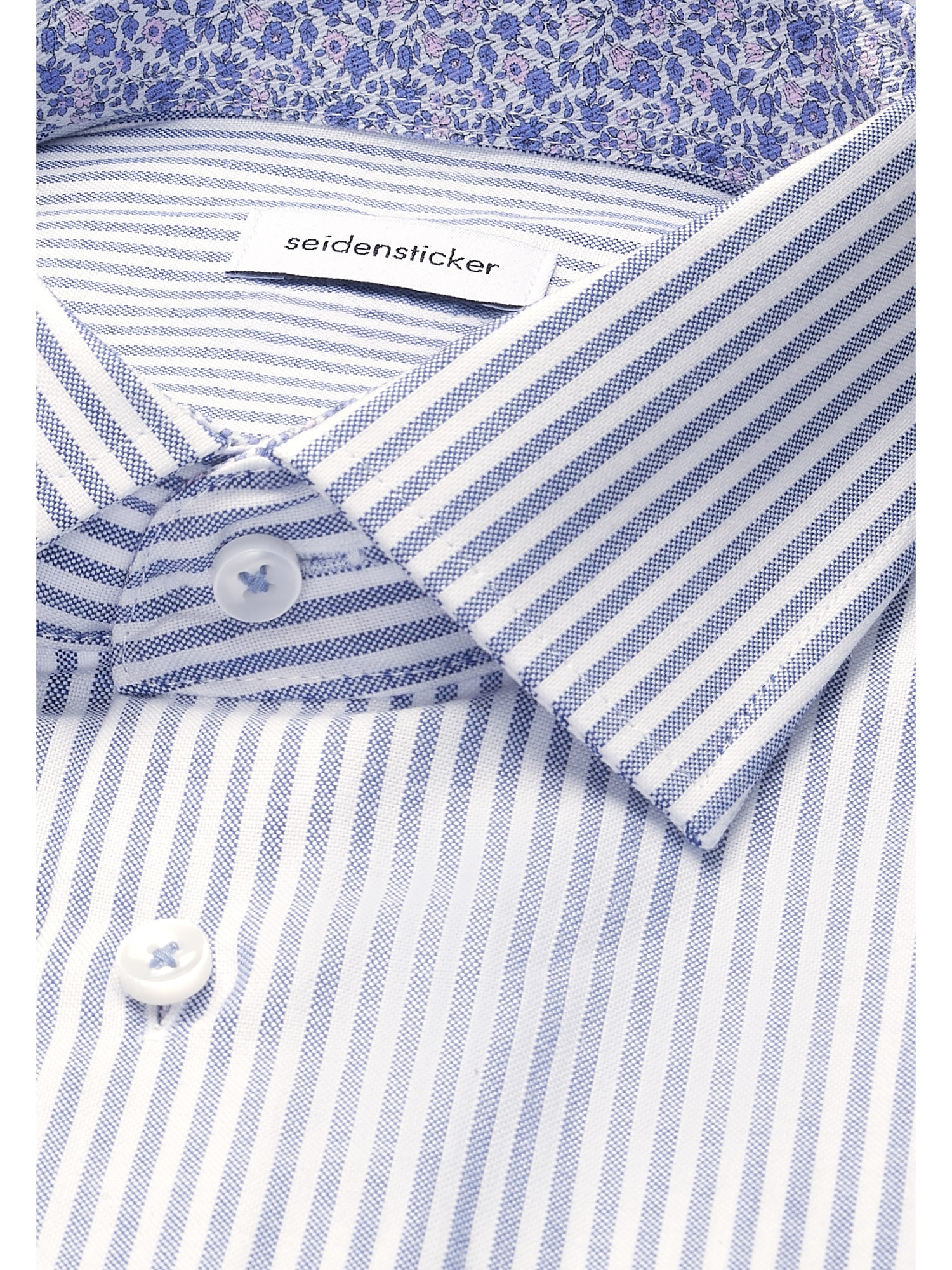 seidensticker Businesshemd »Slim« Slim 1/1 Kentkragen Streifen