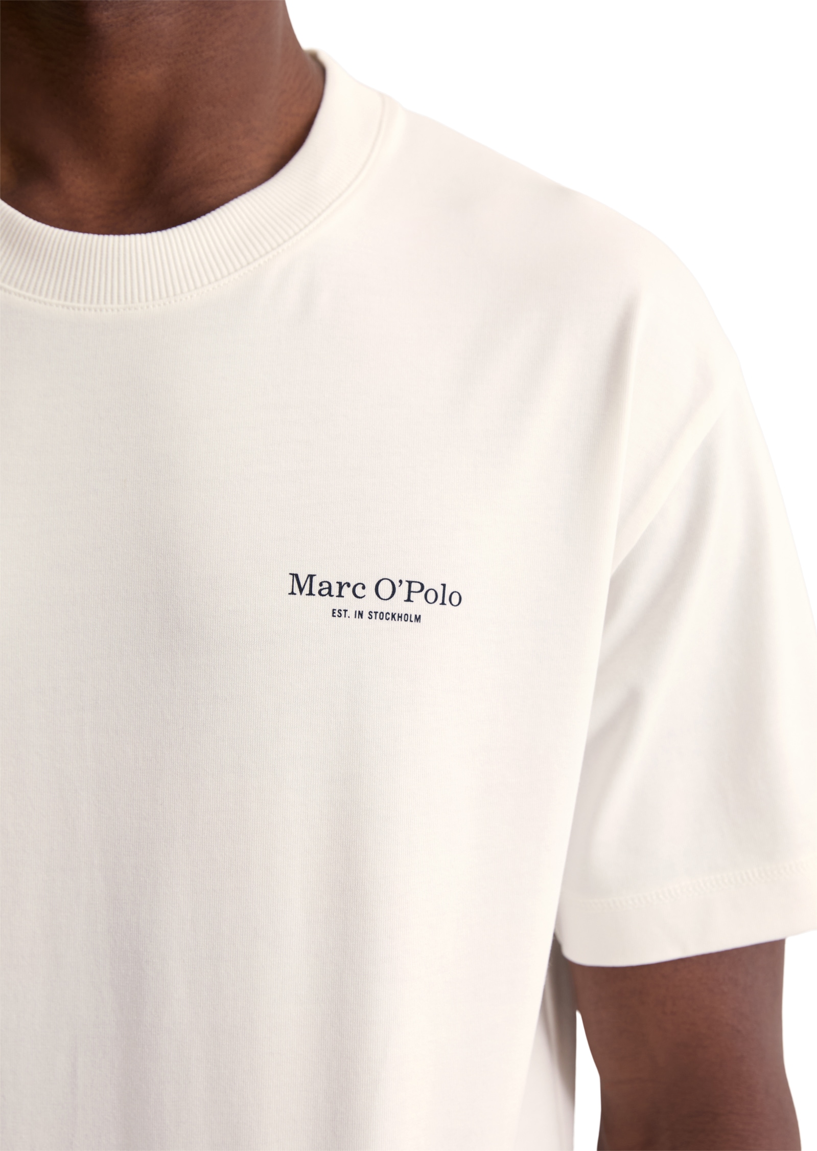 Marc O'Polo T-Shirt »relaxed fit Heavy Jersey mit Rückenprint«