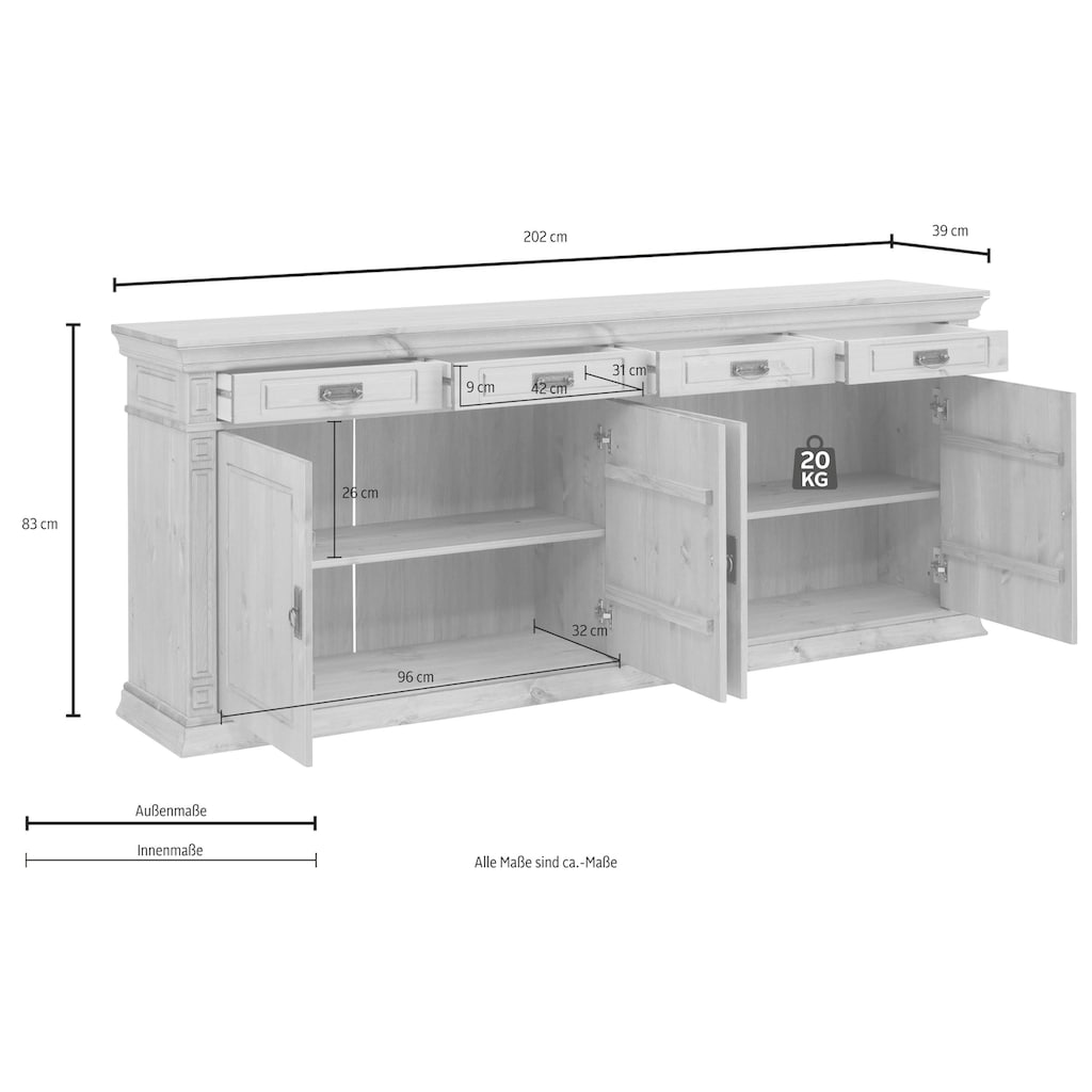 Home affaire Sideboard »Vinales«