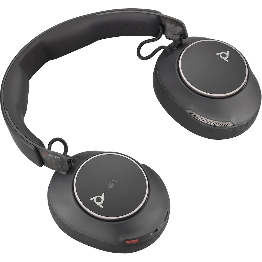 Poly Wireless-Headset »BT Headset Voyager Surround 80 USB-A/C Teams«, Bluetooth, Active Noise Cancelling (ANC)