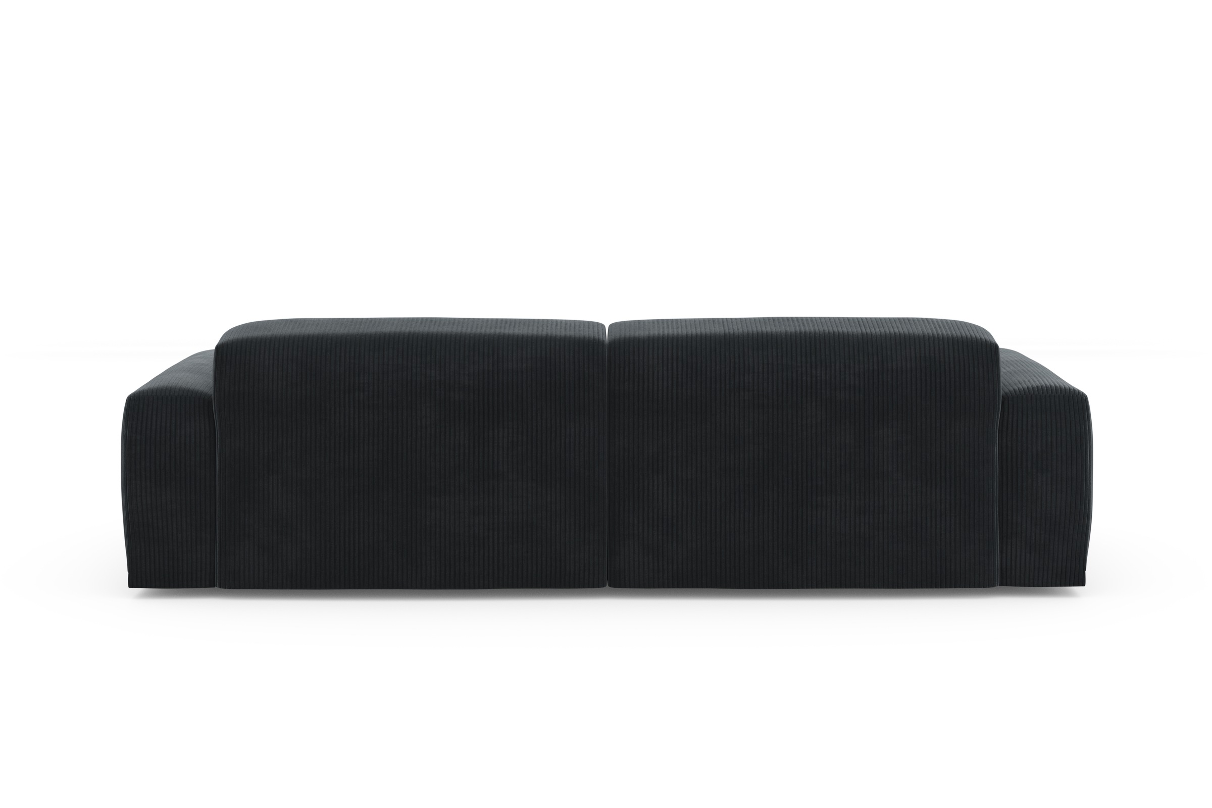 TRENDMANUFAKTUR Ecksofa »Braga, mit hochwertigem Kaltschaum, L-Form, in Cord erhältlich«, (2 St.), modernes Sofa, Couch mit hohem Sitzkomfort, 255/72/160 cm (B/H/T)