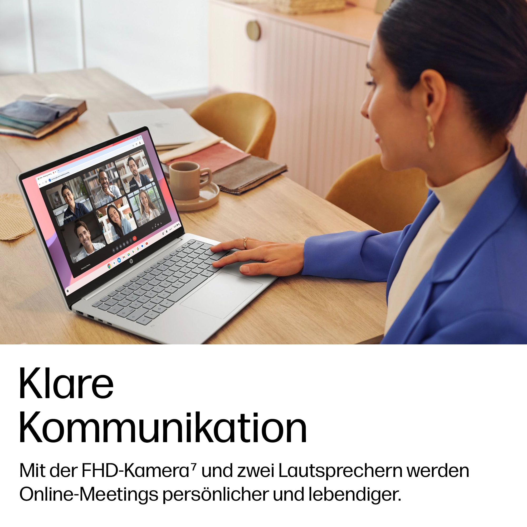 HP Chromebook »14a-nm0215ngx« 35,6 cm / 14 ″ MediaTek Kompanio Mali-G57 MC2 64 GB SSD
