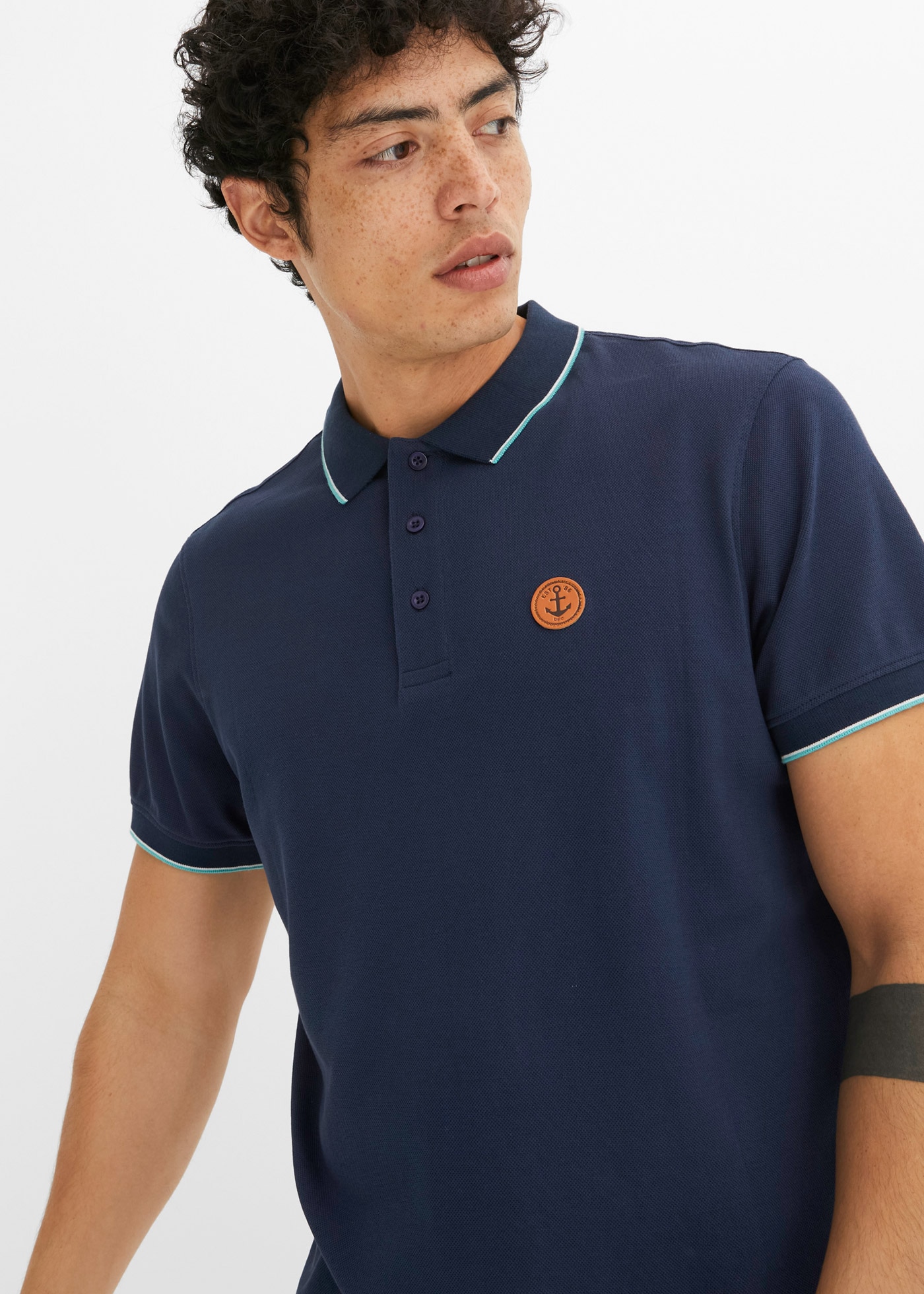 bonprix Poloshirt »Piqué-Poloshirt aus reiner Baumwolle« Piqué-Poloshirt aus reiner Baumwolle