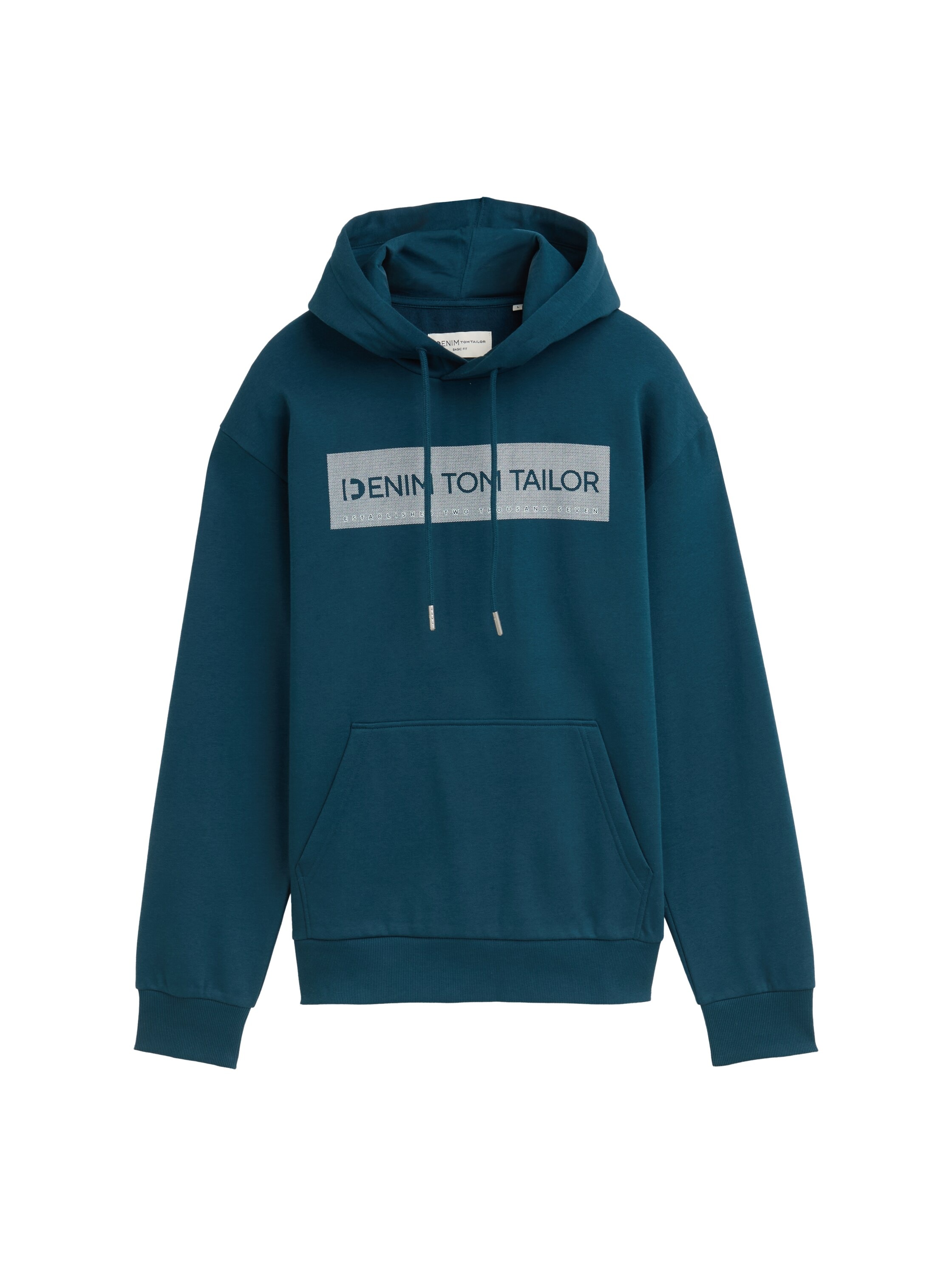 TOM TAILOR Denim Hoodie, mit Logo Print