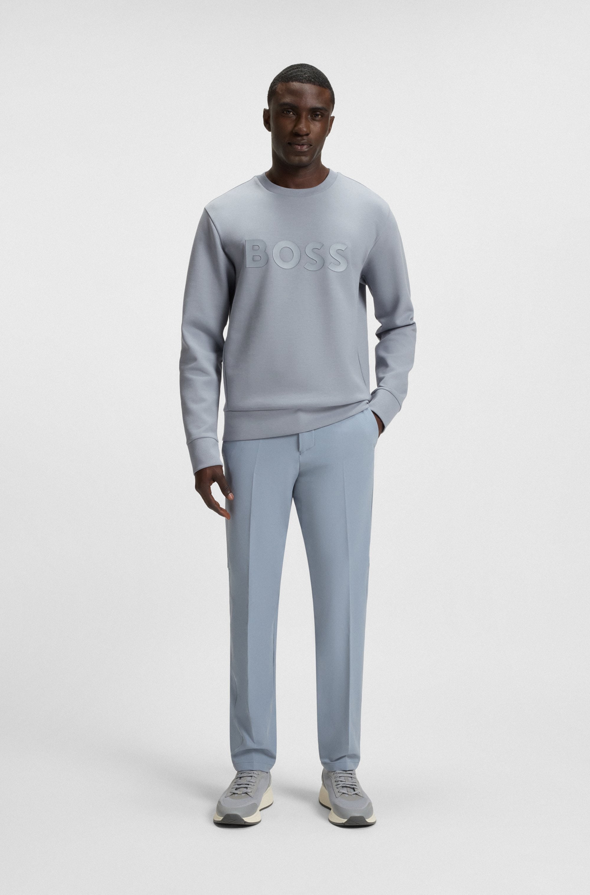 BOSS GREEN Sweatshirt »Salbo«, mit Logodruck