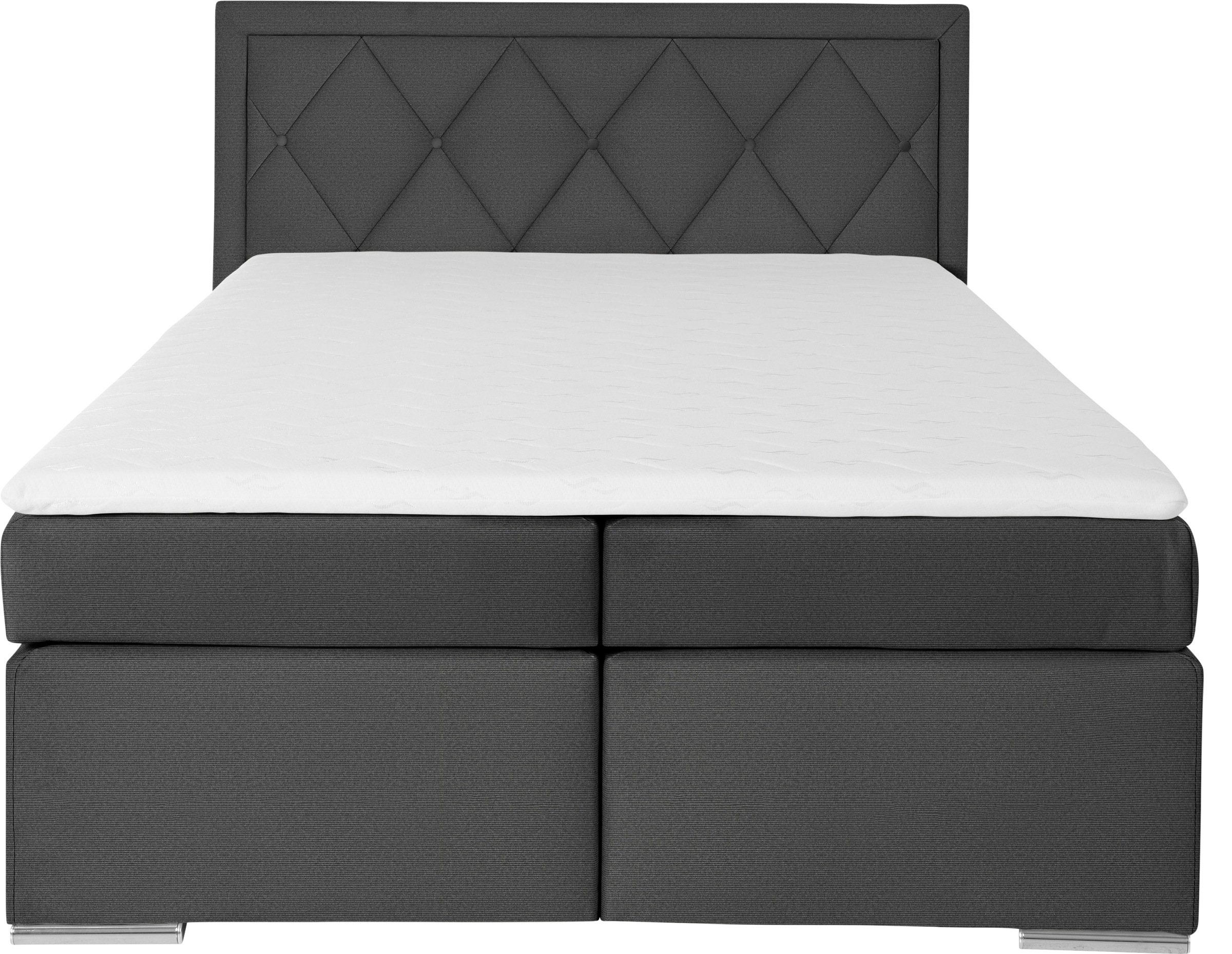 Leonique Boxbett »Alfie, Bestseller, wahlweise mit Bettkasten«, mit Knopfheftung im Kopfteil, H2, H3 und H4 wählbar