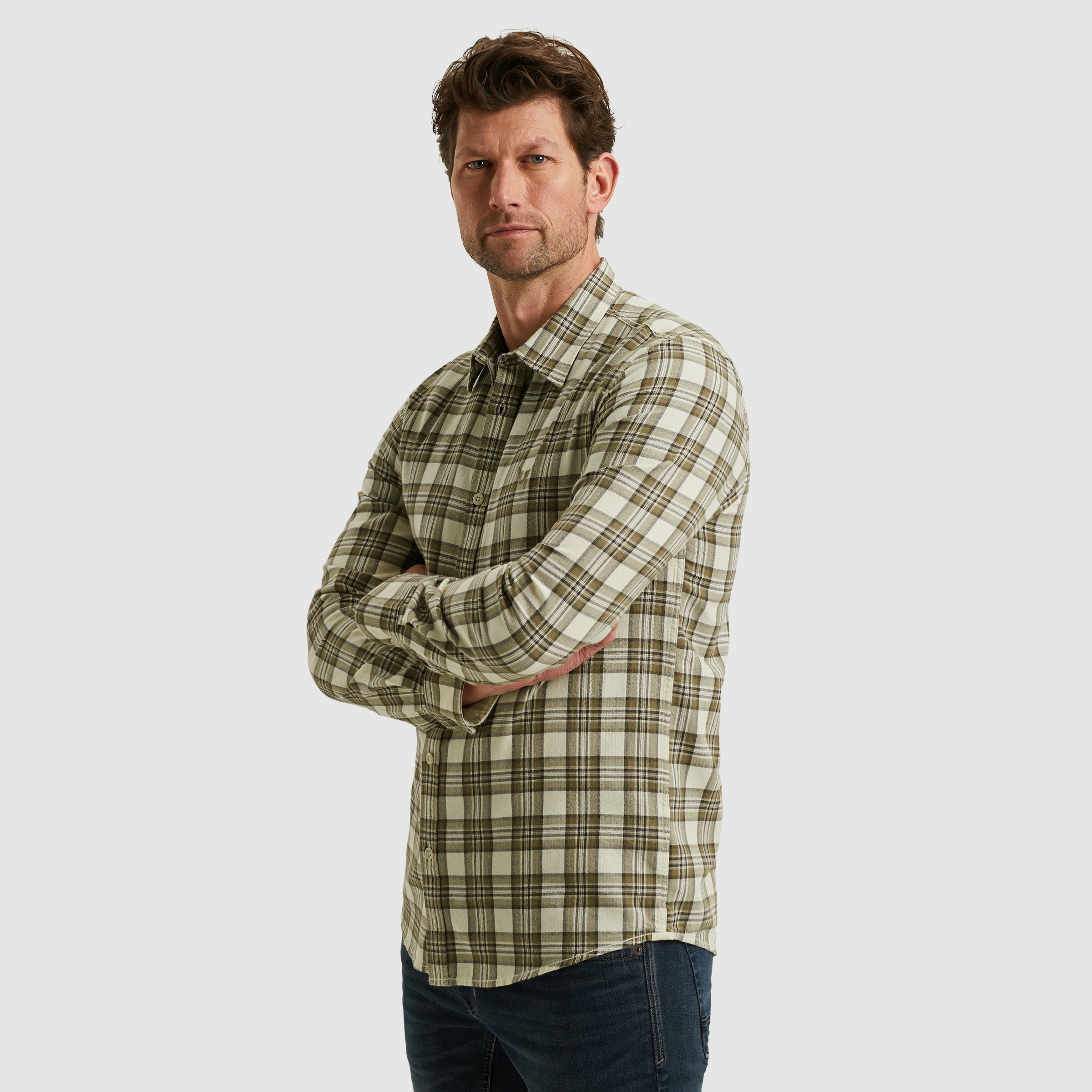 PME LEGEND Karohemd mit Knopfleiste