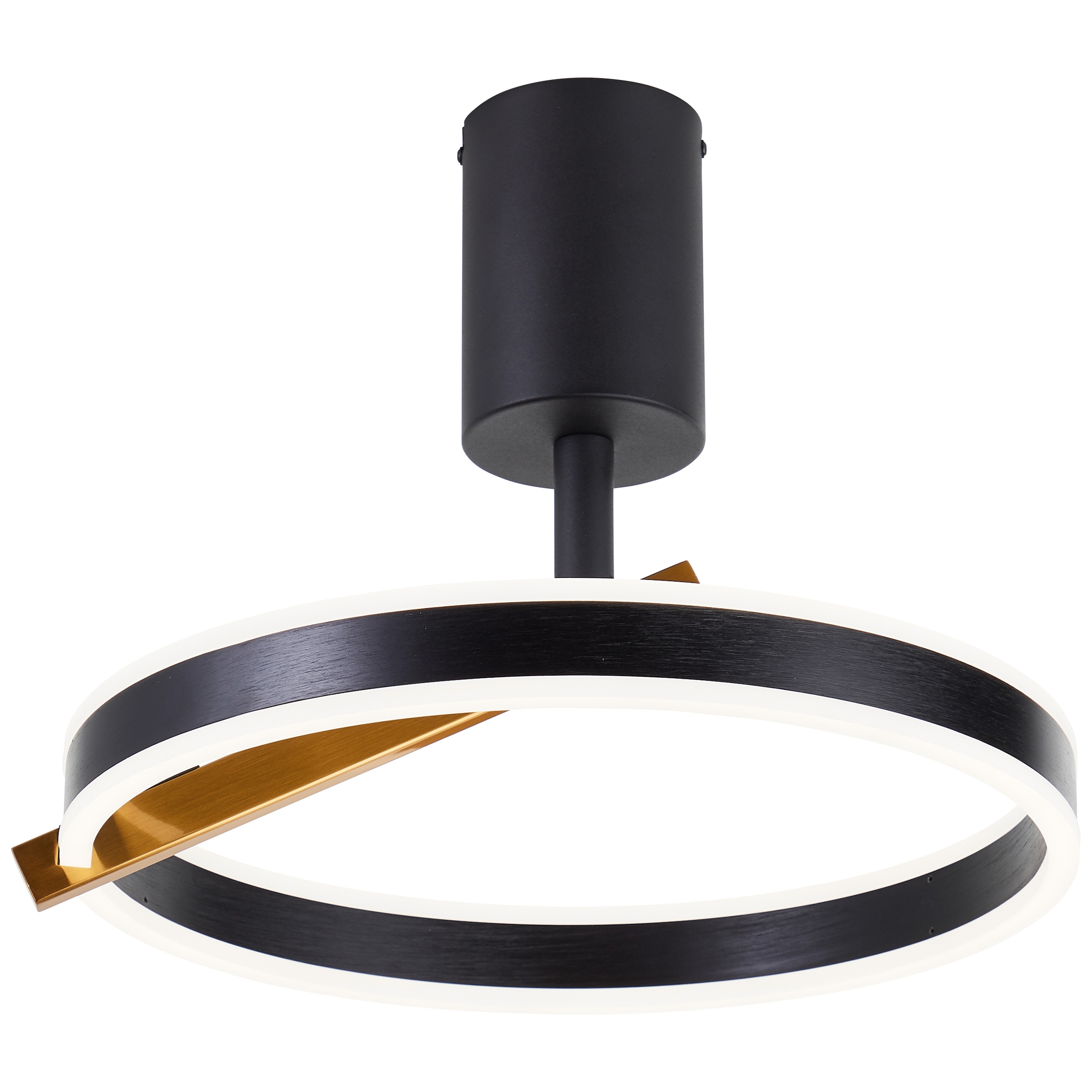 Brilliant LED Deckenleuchte »Merida«, 36 x 42 x 40 cm, 3100 lm, 3000-6500 K, dimmbar, Aluminium, schwarz