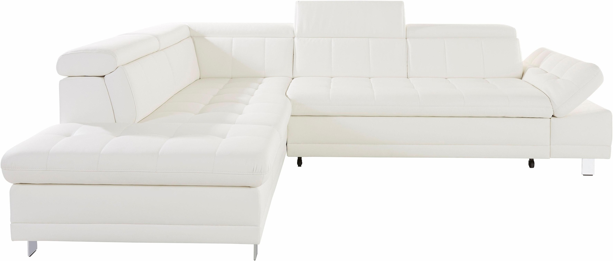 sit&more Ecksofa »Limit L-Form«, wahlweise mit Bettfunktion und Bettkasten