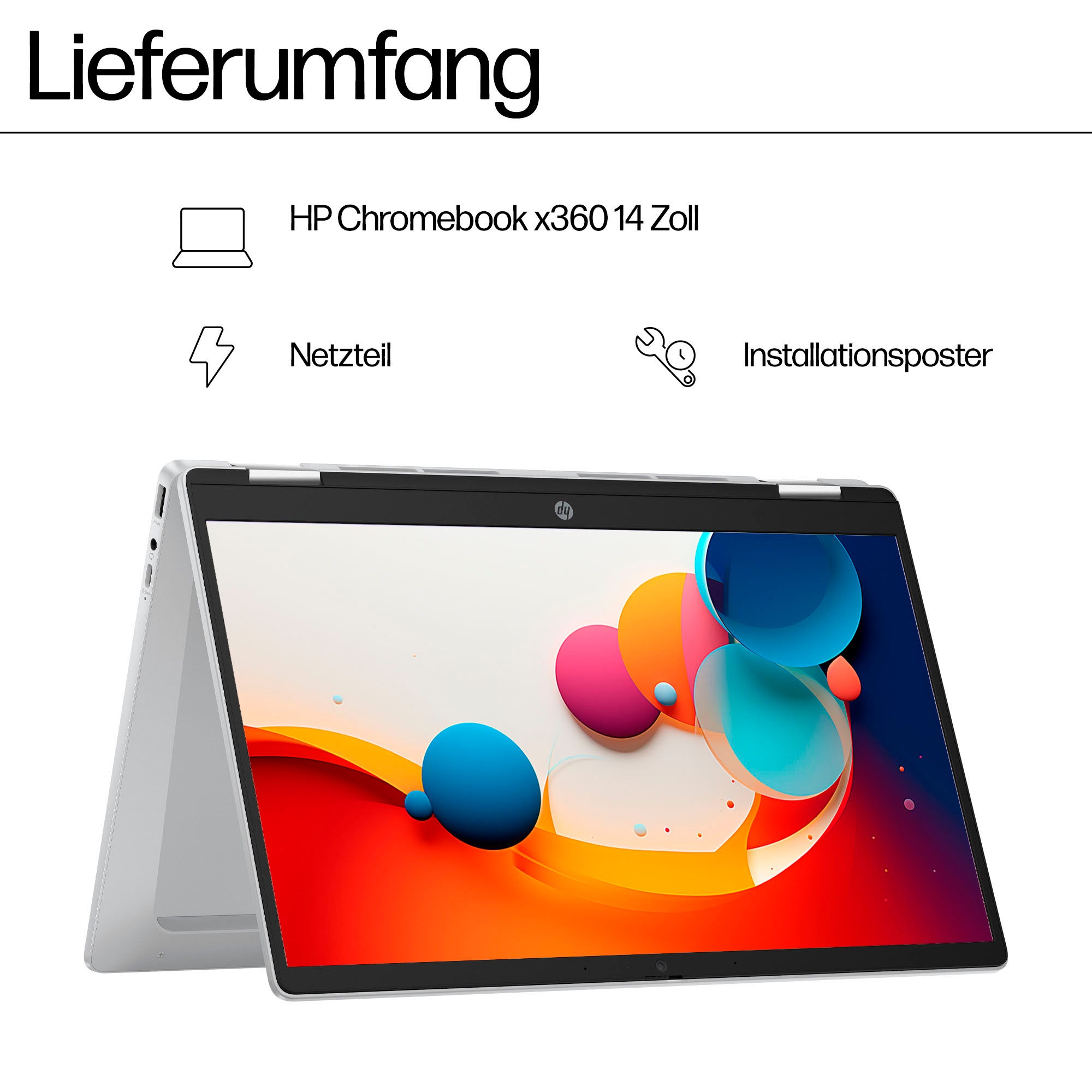 HP Chromebook »14b-cd0011ng«, 35,6 cm, / 14 Zoll, Intel, UHD Graphics, 128 GB SSD