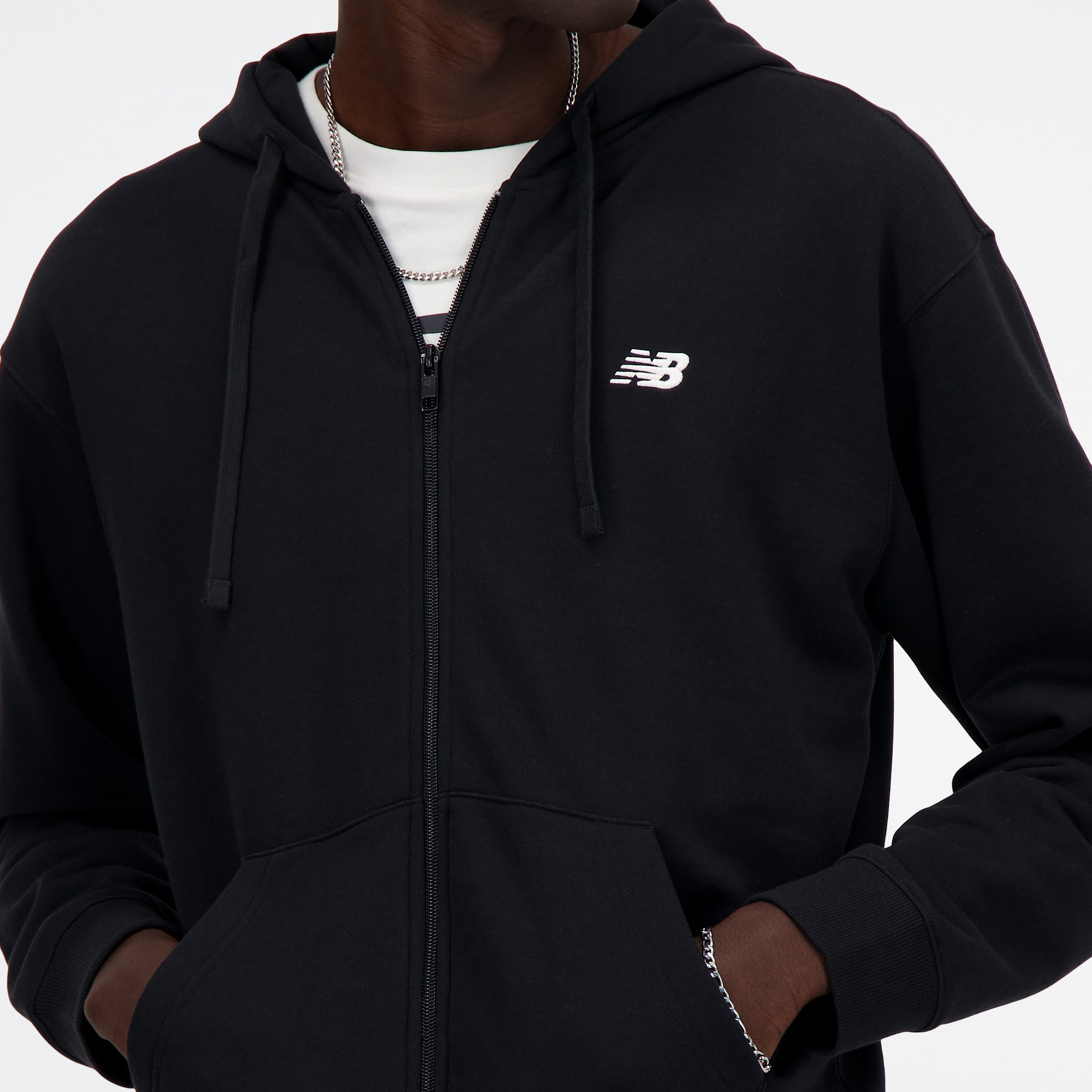 New Balance Sweatjacke »Sport Essentials Logo French Terry Full Zip«