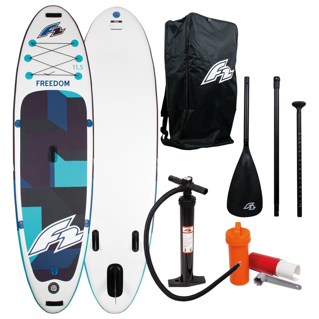 F2 SUPBoard »F2 SUP Freedom blue (rund) 11,5" (350cm)« bei OTTO