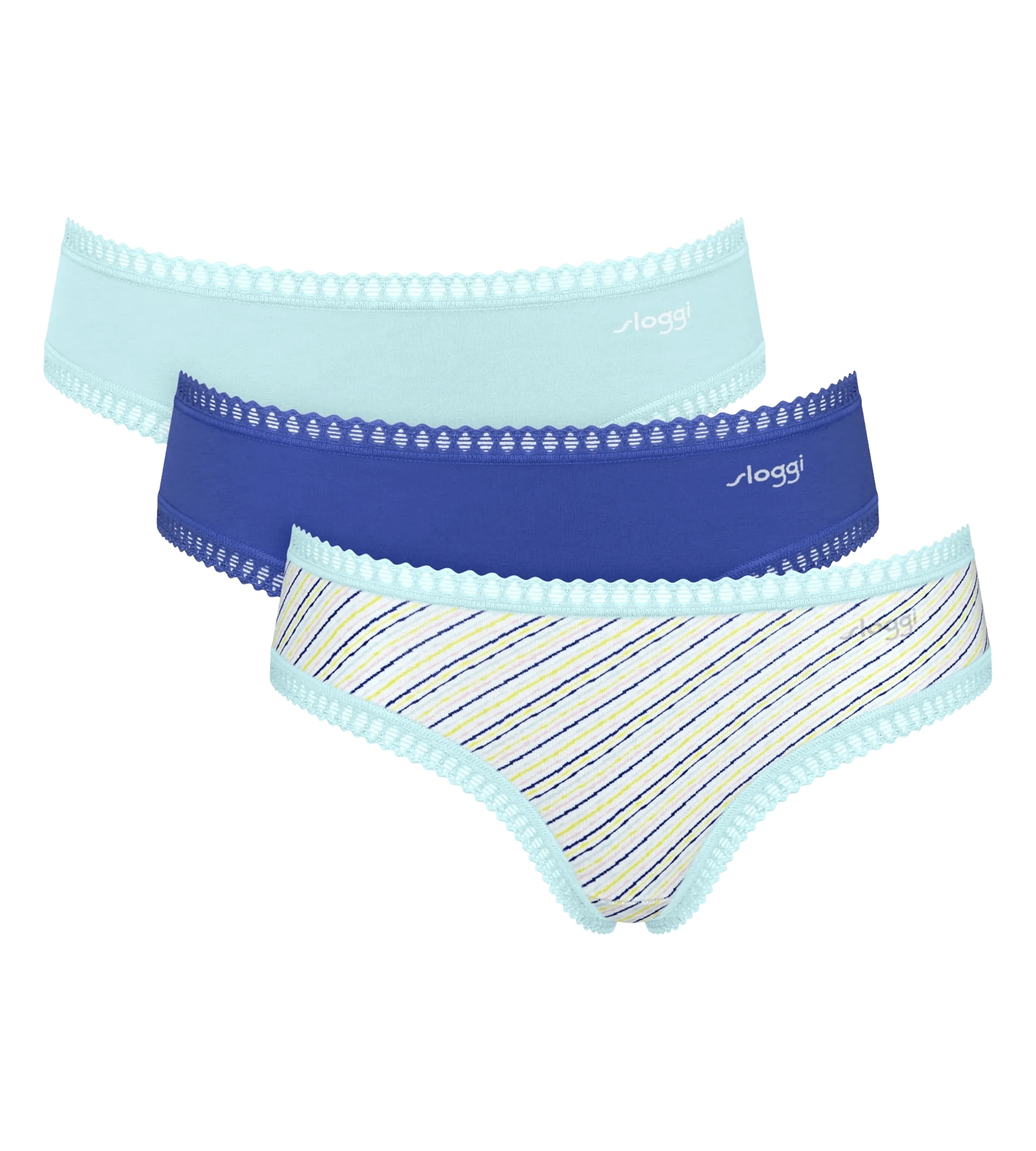 sloggi Hipster »GO Crush« 3er Pack,  mit Spitzendetails, Multipack