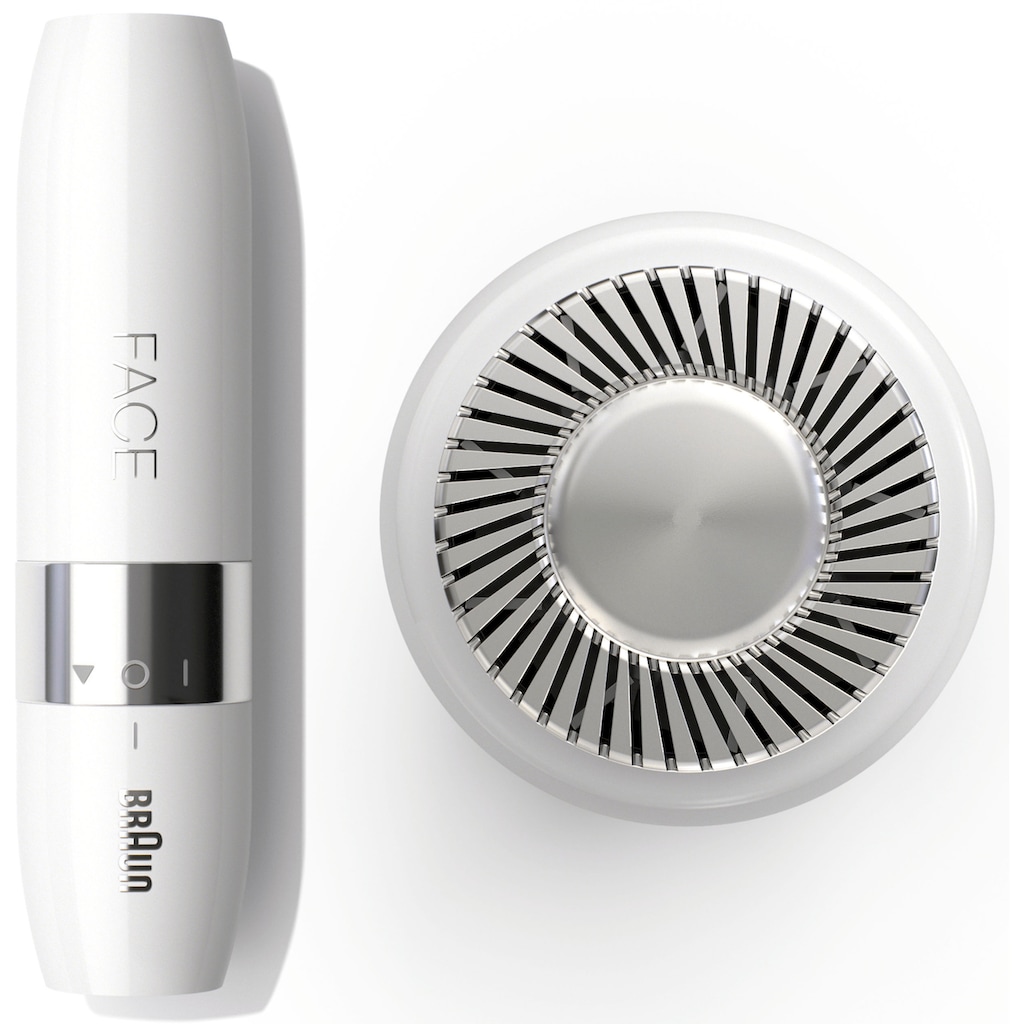 Braun Elektrogesichtshaarentferner »FS1000 Face Mini-Haarentferner«, 1 St. Aufsätze, ideal für unterwegs, mit Smartlight