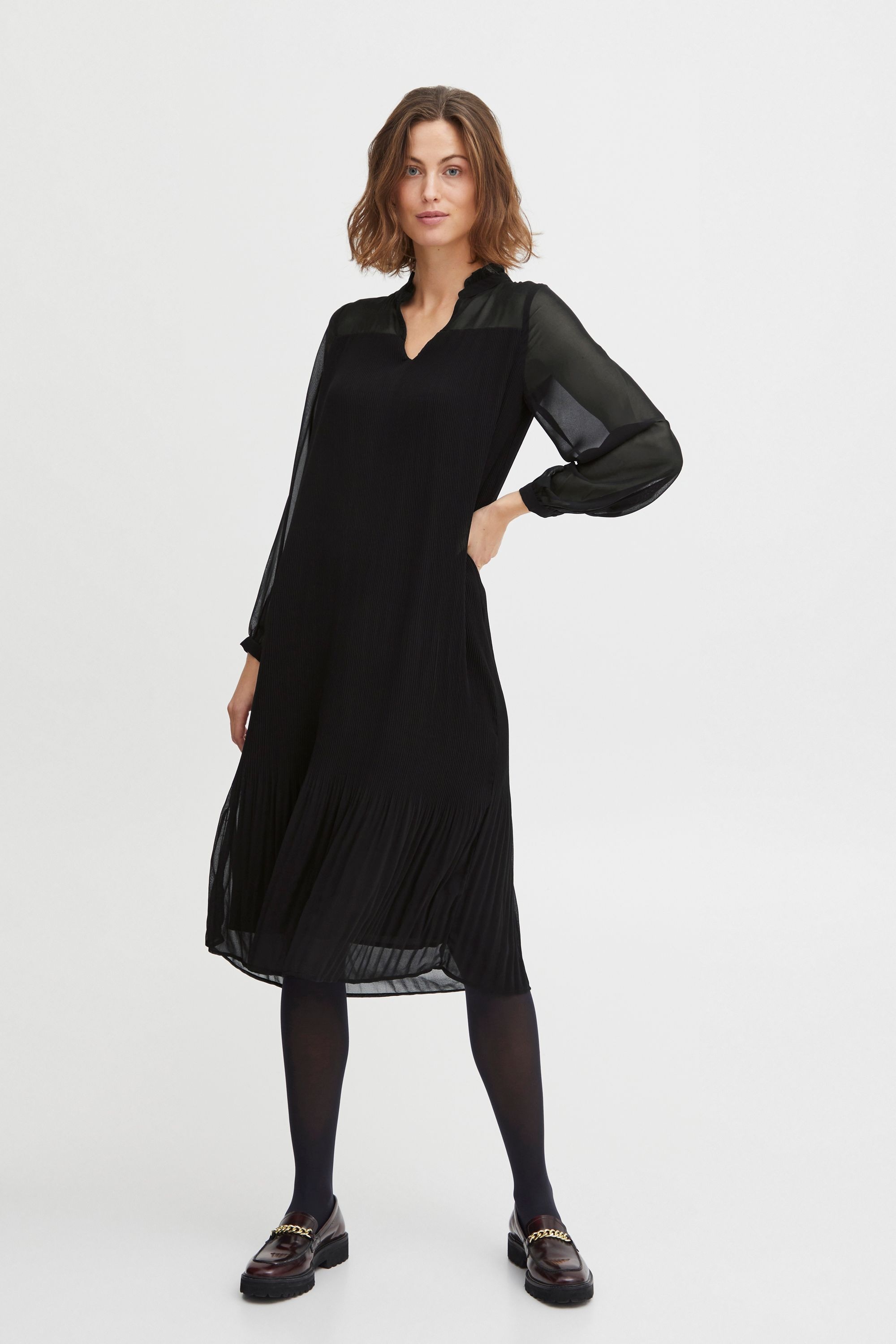 fransa Blusenkleid »Blusenkleid FRPlisse«