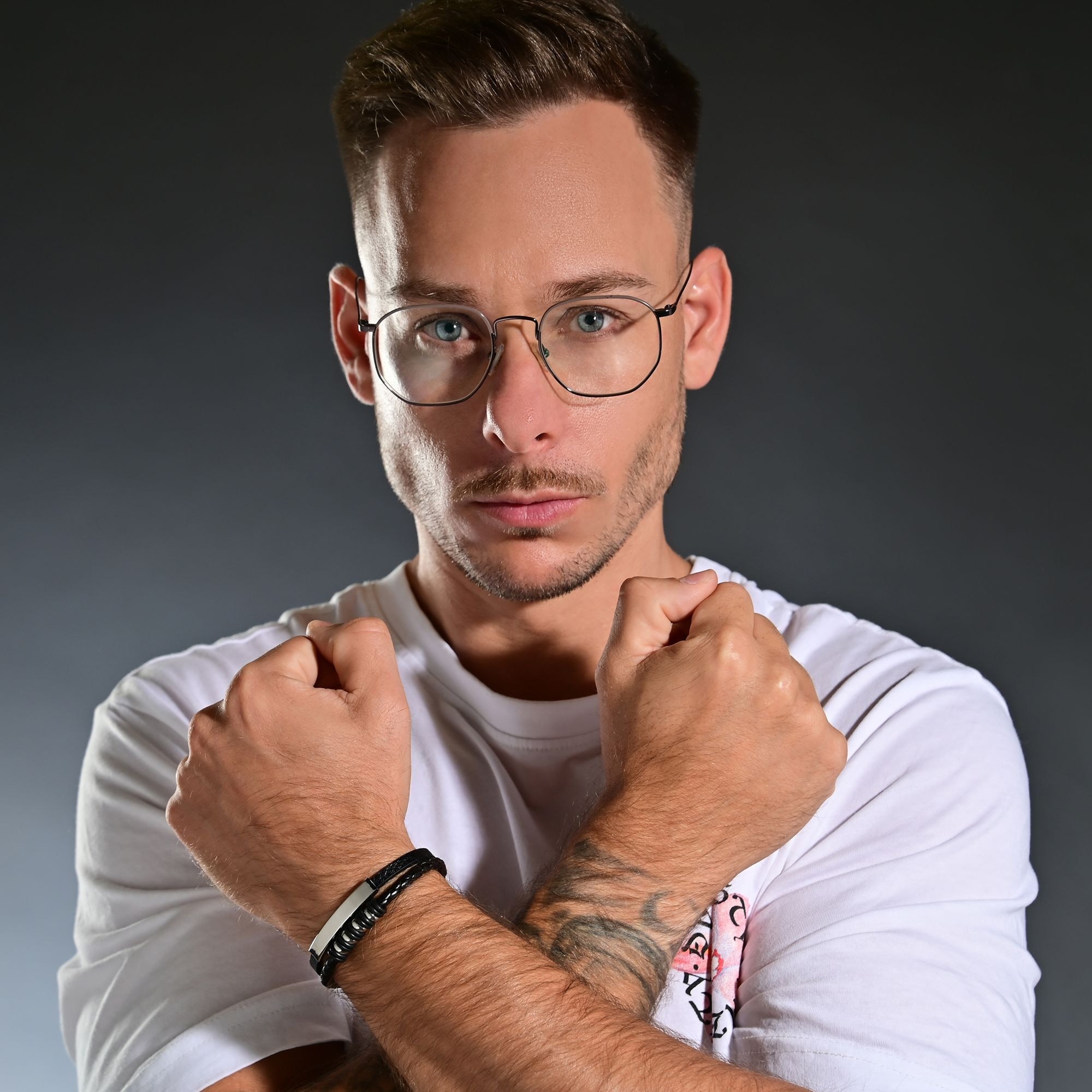 Adelia´s Lederarmband »Herren Armband ¿ Lederarmband aus Leder 19 cm«