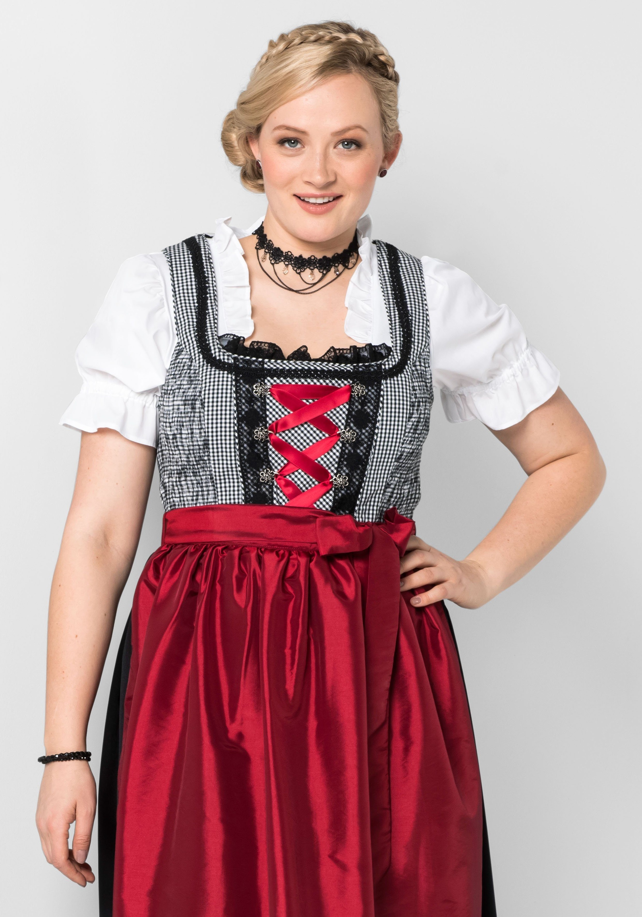 Sheego Kurzarmbluse, passend zum Dirndel