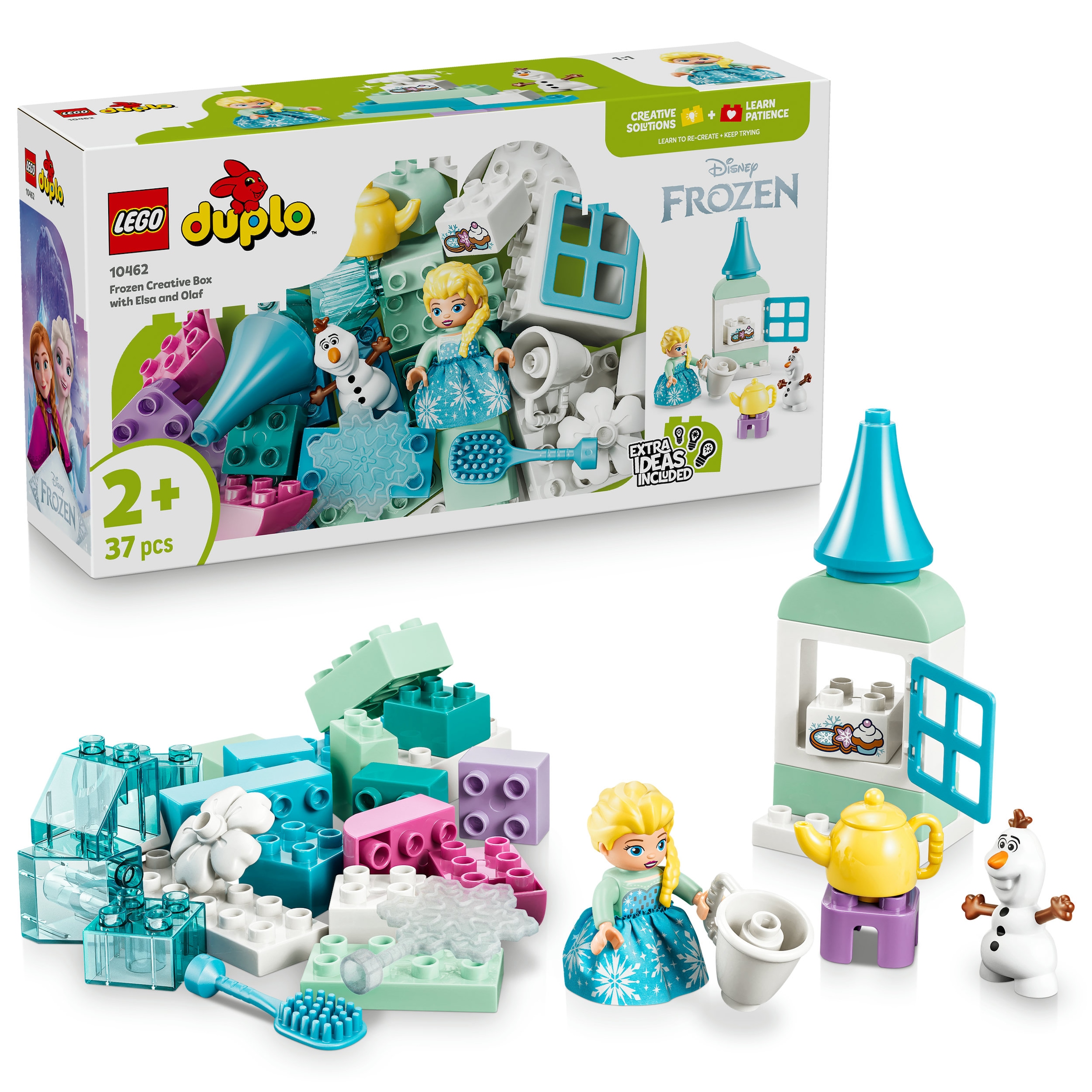 LEGO® Konstruktionsspielsteine »Frozen Kreativbox mit Elsa und Olaf (10462), LEGO DUPLO Disney« Made in Europe