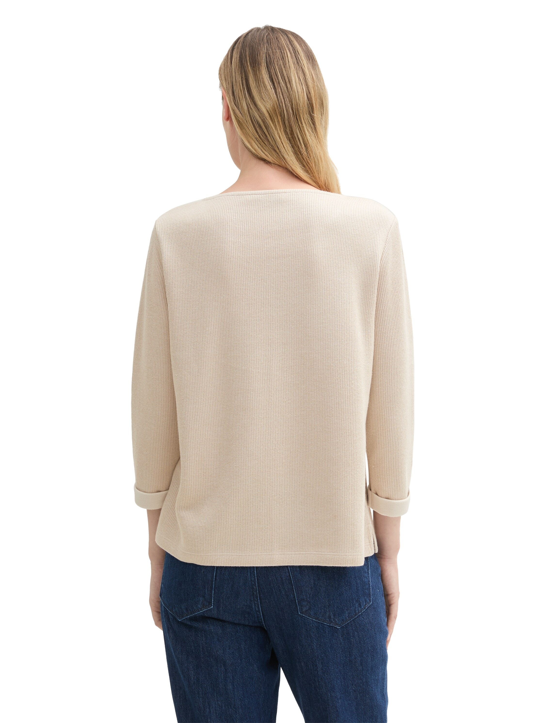 TOM TAILOR Sweatshirt, in Melange Optik