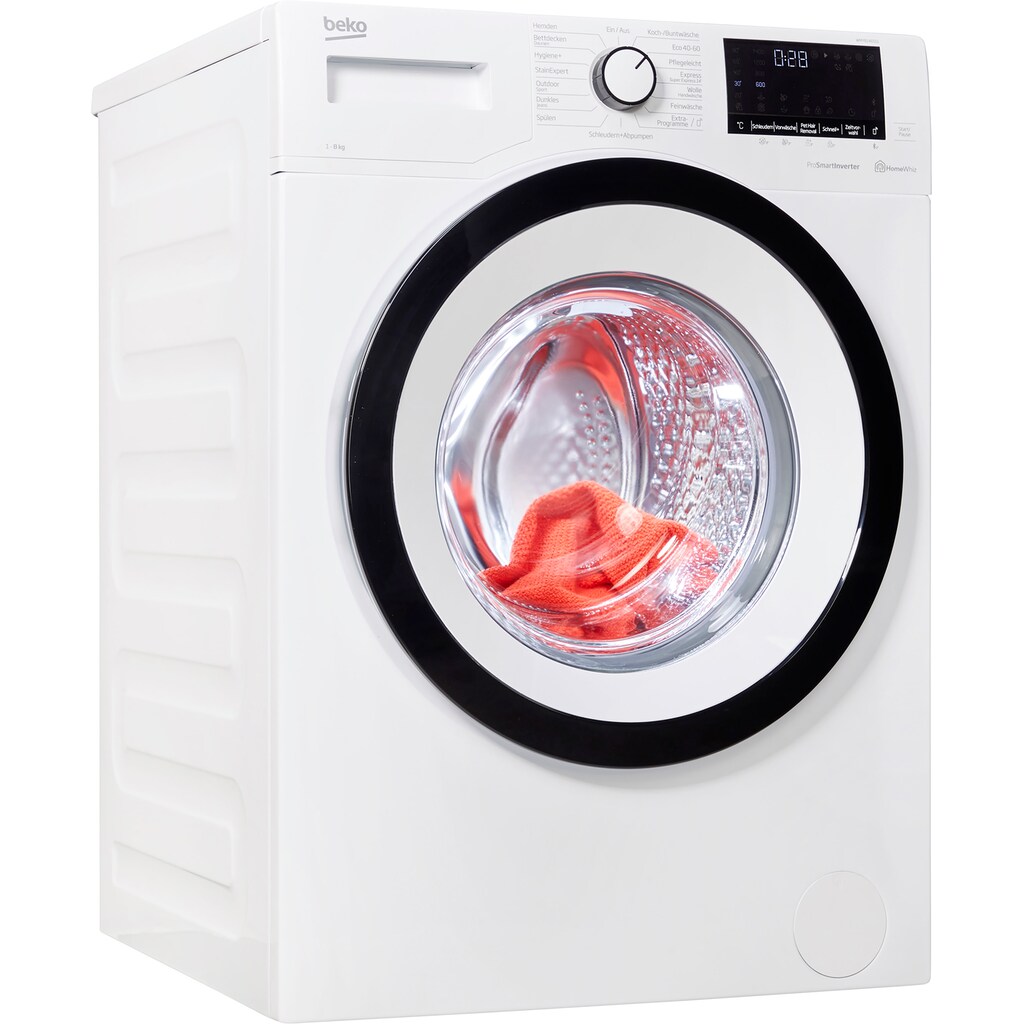 BEKO Waschmaschine »WMY81465S1«, WMY81465S1, 8 kg, 1400 U/min