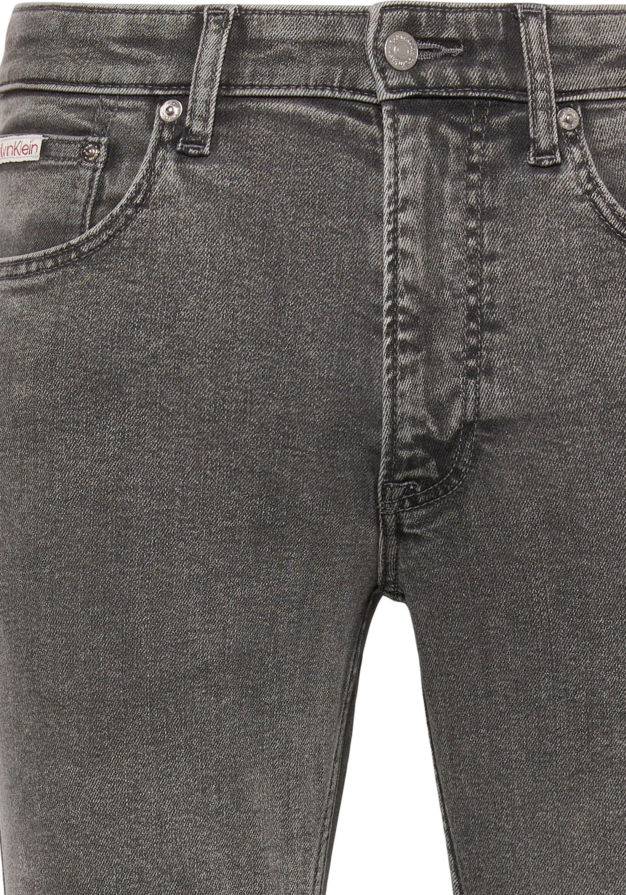 Calvin Klein Jeans Skinny-fit-Jeans »SKINNY« mit Leder-Badge