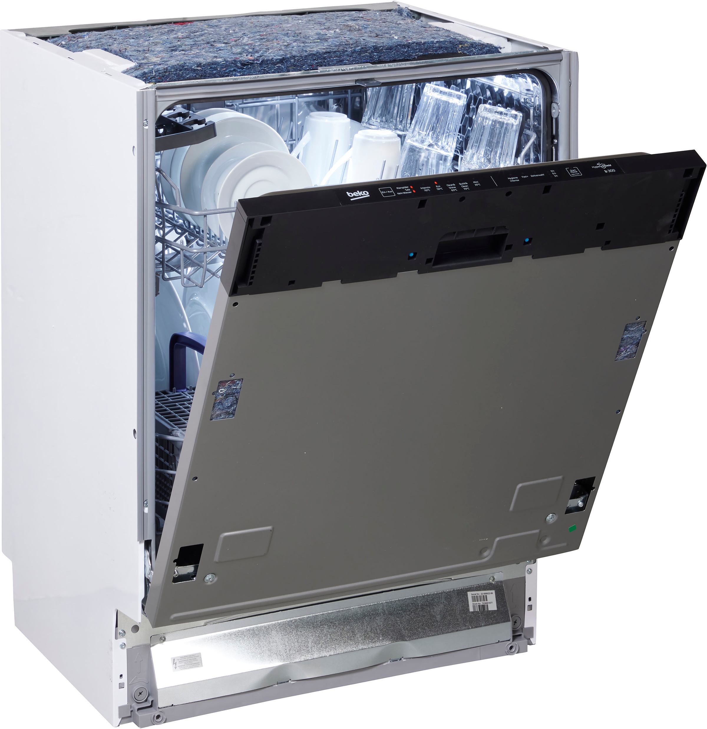 BEKO vollintegrierbarer Geschirrspüler, BDVO55420, 14 Maßgedecke