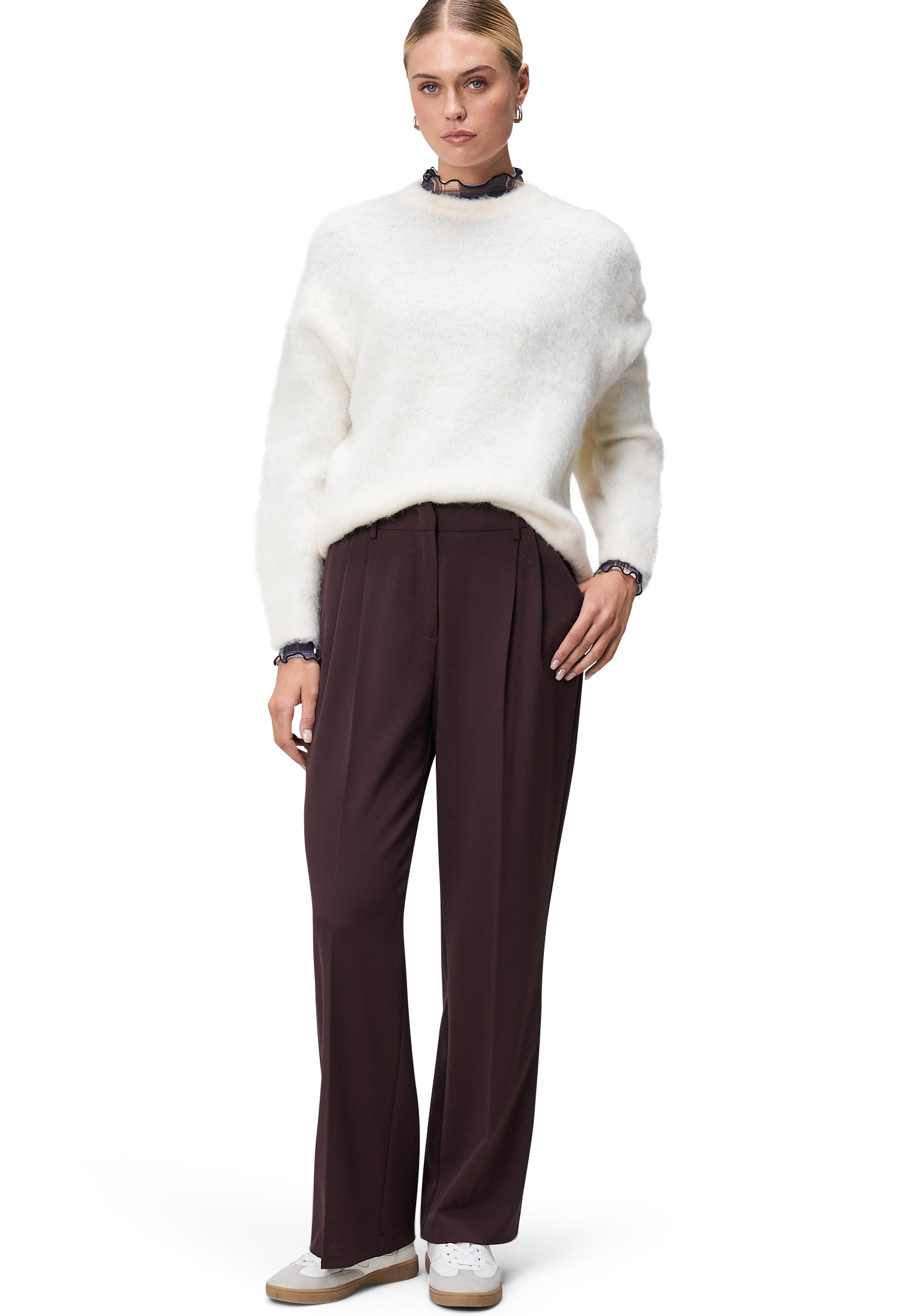 Zero Stoffhose »Stoffhose mit Bügelfalte 30 Inch«