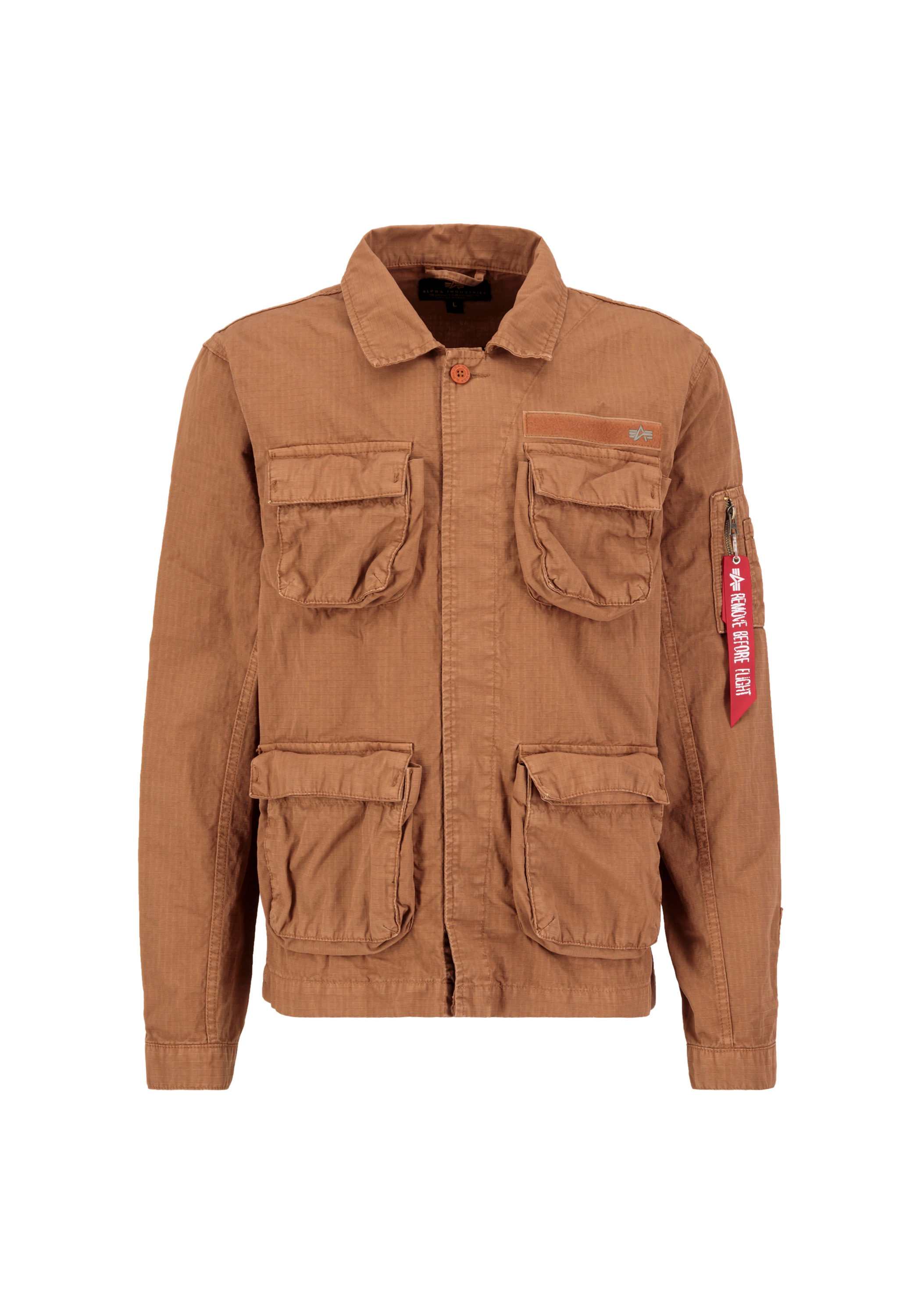 Alpha Industries Hemdjacke »ALPHA INDUSTRIES Men - Overshirts Ripstop Cargo Overshirt«