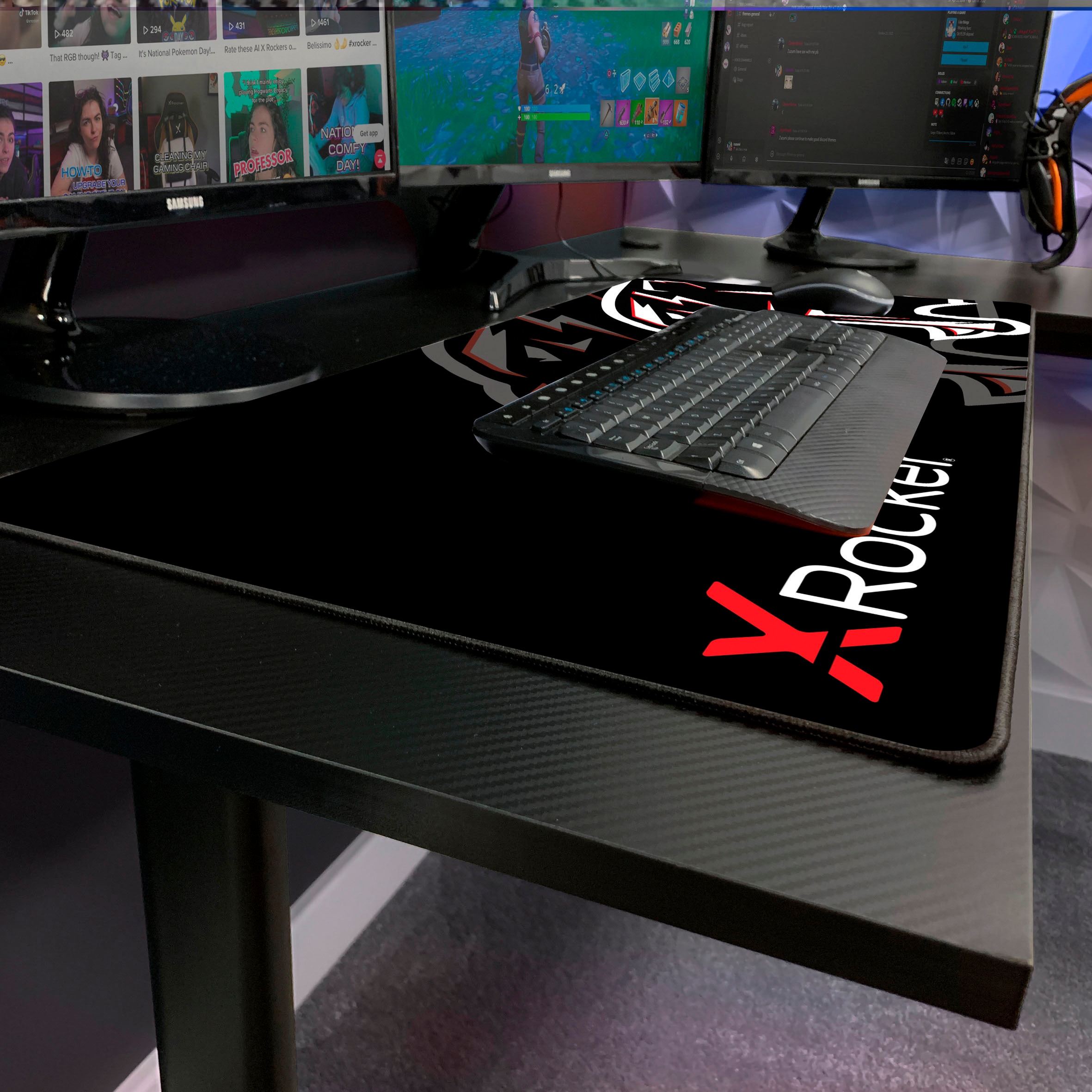 X Rocker Gamingtisch »Panther XL Ambi - Reversibler Gaming Eckschreibtisch in L-Form«