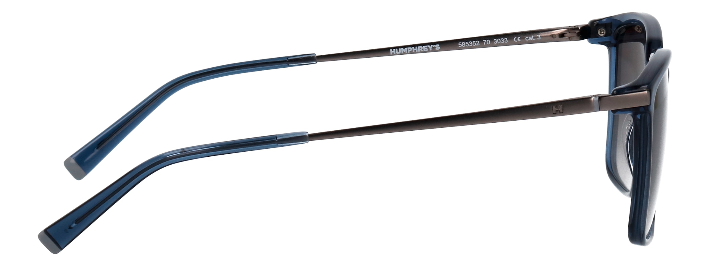 HUMPHREY´S eyewear Sonnenbrille »Modell 585352« Form Karree/Eckig, Logoschriftzug auf Bügel, Kombifassung