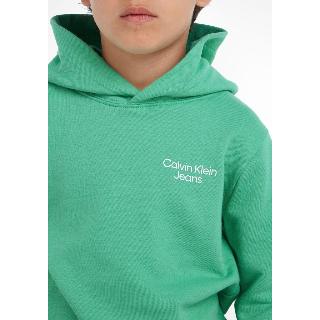 Calvin Klein Jeans Kapuzensweatshirt »CKJ STACK LOGO HOODIE«