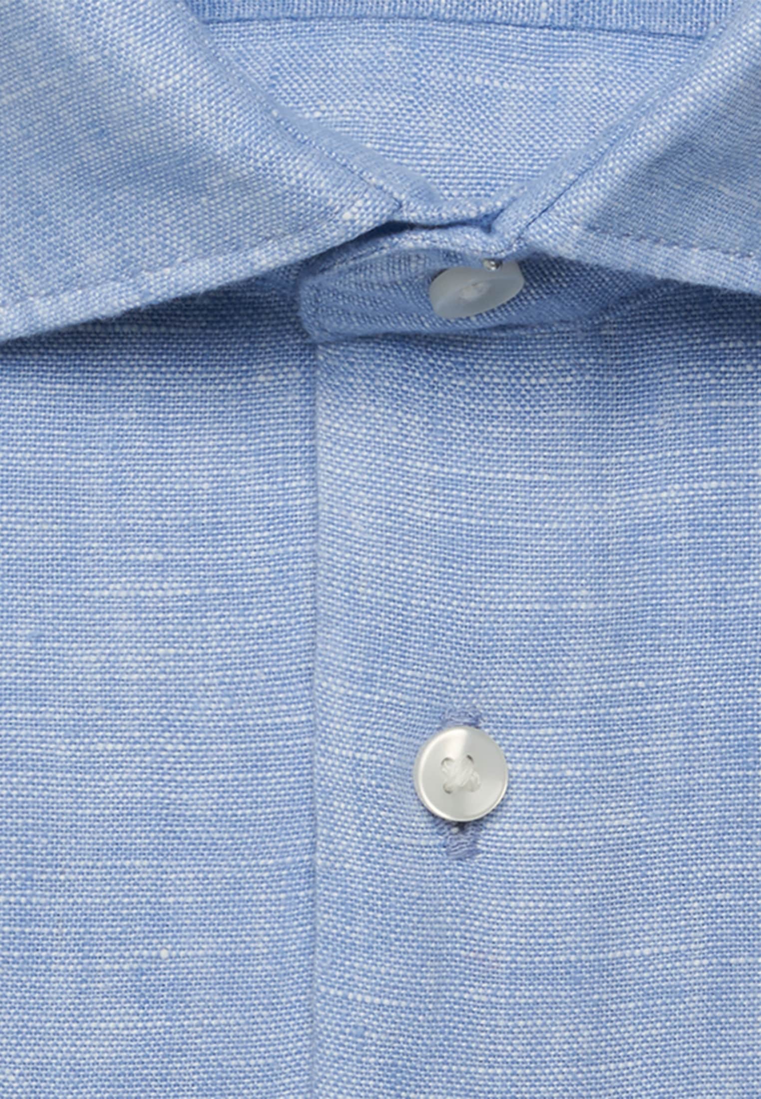 seidensticker Leinenhemd »Schwarze Rose« Shaped 1/1 Kentkragen Uni