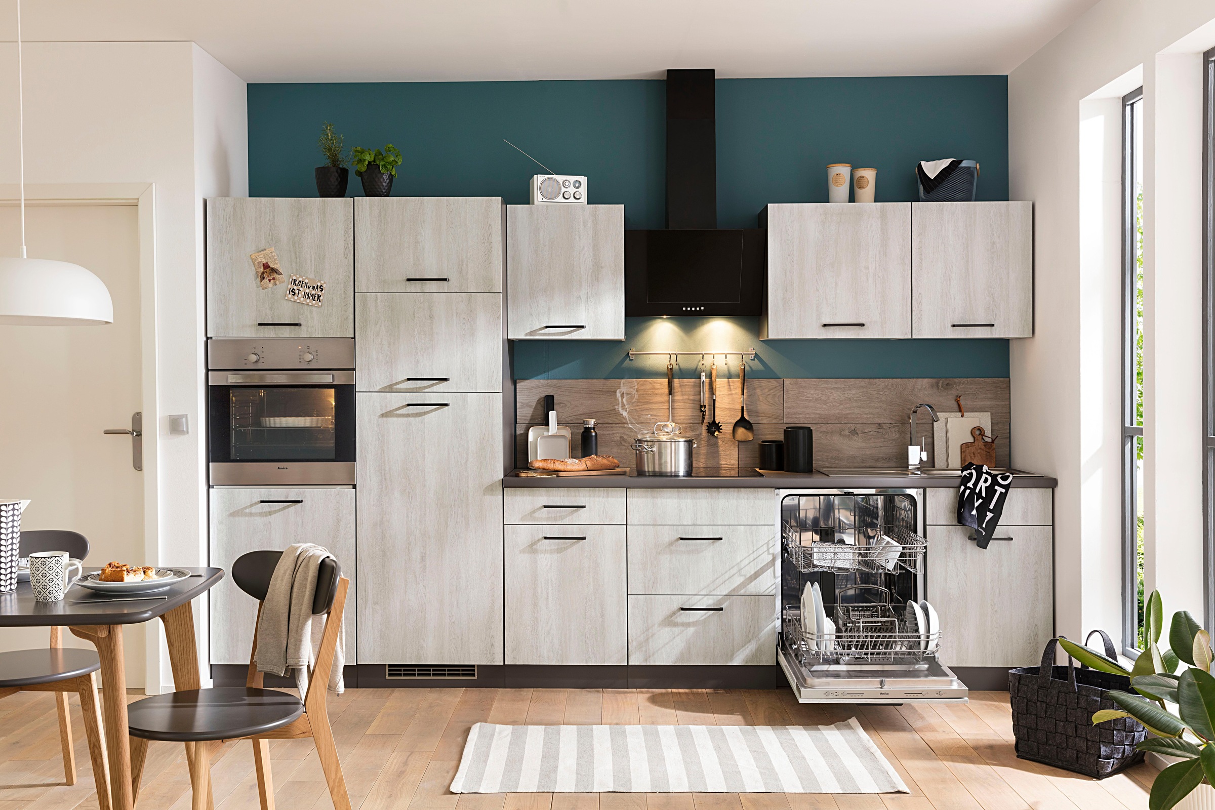 wiho bestellen Küchen mit OTTO »Esbo«, cm Breite 340 Küchenzeile E-Geräten, bei online