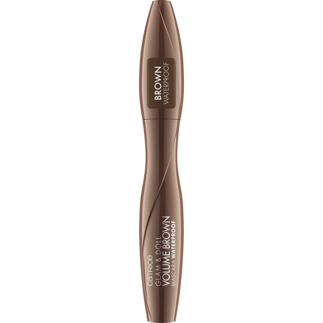 Catrice Mascara »Glam & Doll Volume Brown Mascara Waterproof«, (Set, 3 tlg.), Wasserfest und volumengebend für einen natürlichen Alltagslook!
